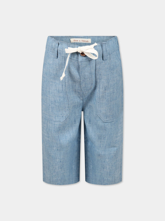 Shorts azzurro per bambino,Zhoe & Tobiah,CLD1 352