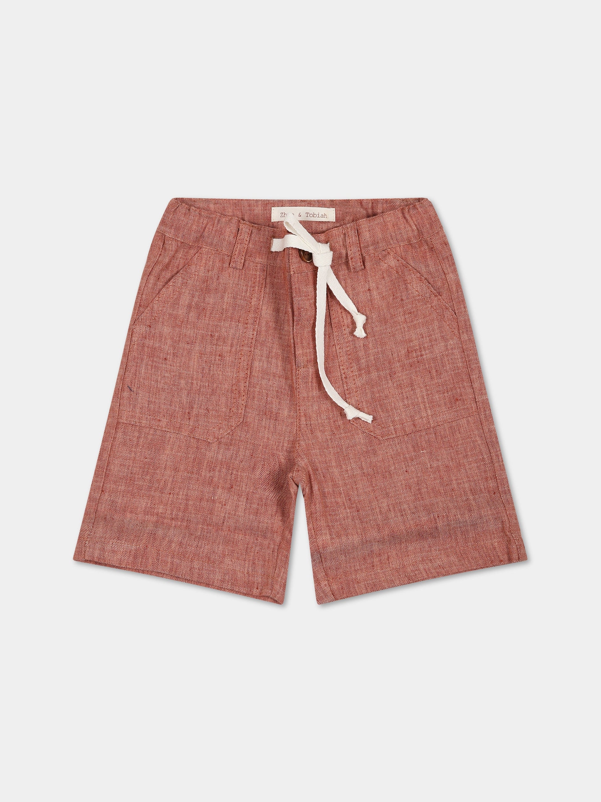 Shorts marrone per neonato,Zhoe & Tobiah,CLD1 99