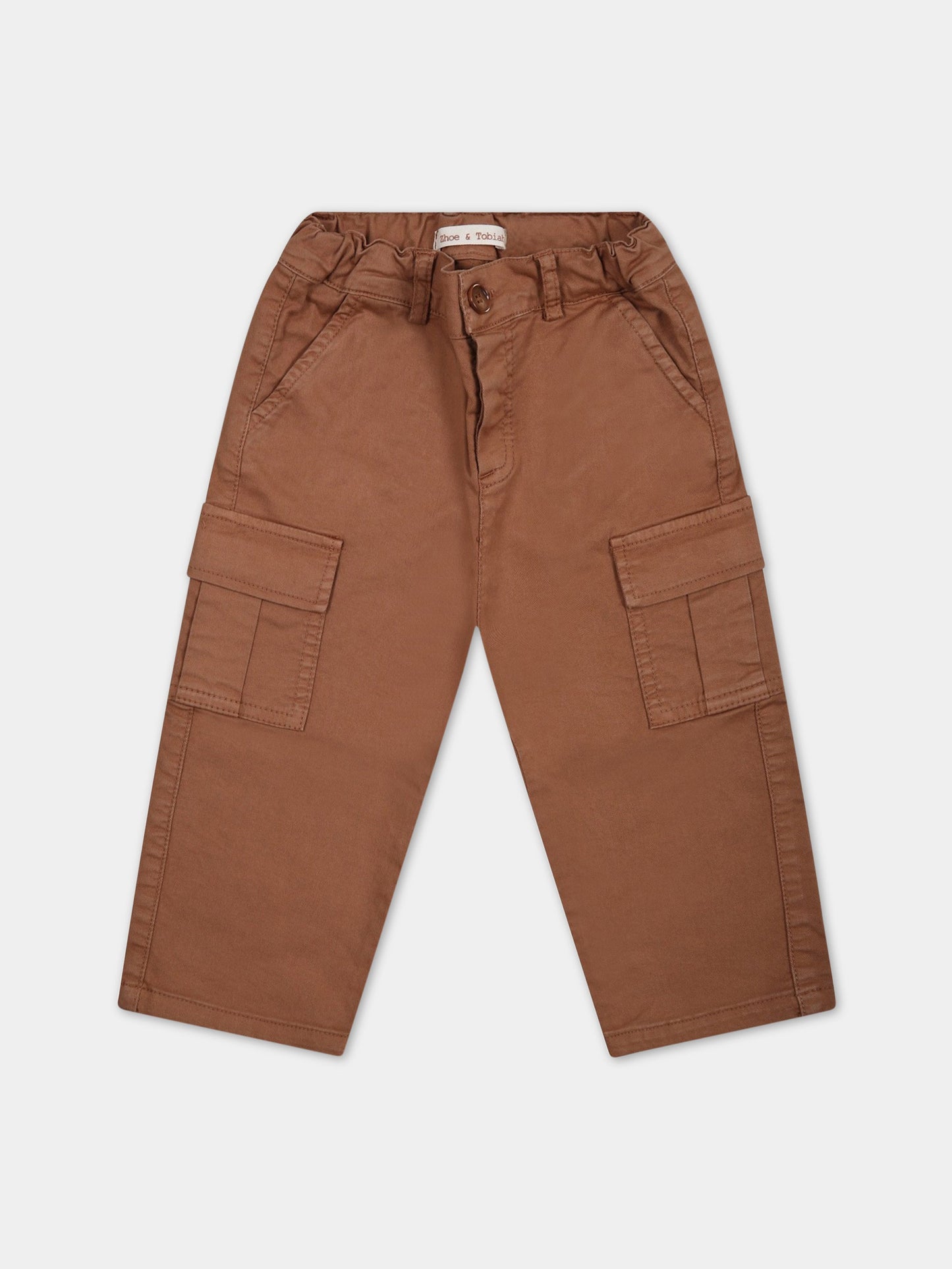 Pantaloni marroni per neonato,Zhoe & Tobiah,JPS8 358