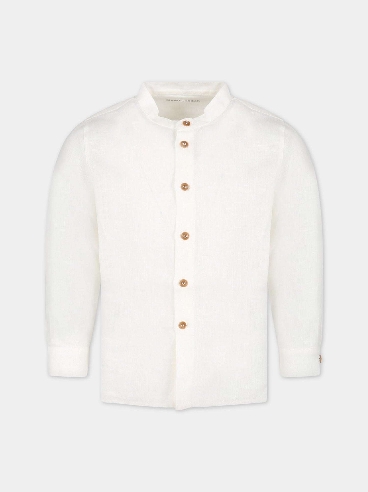 Camicia bianca per bambino,Zhoe & Tobiah,LIN3 1