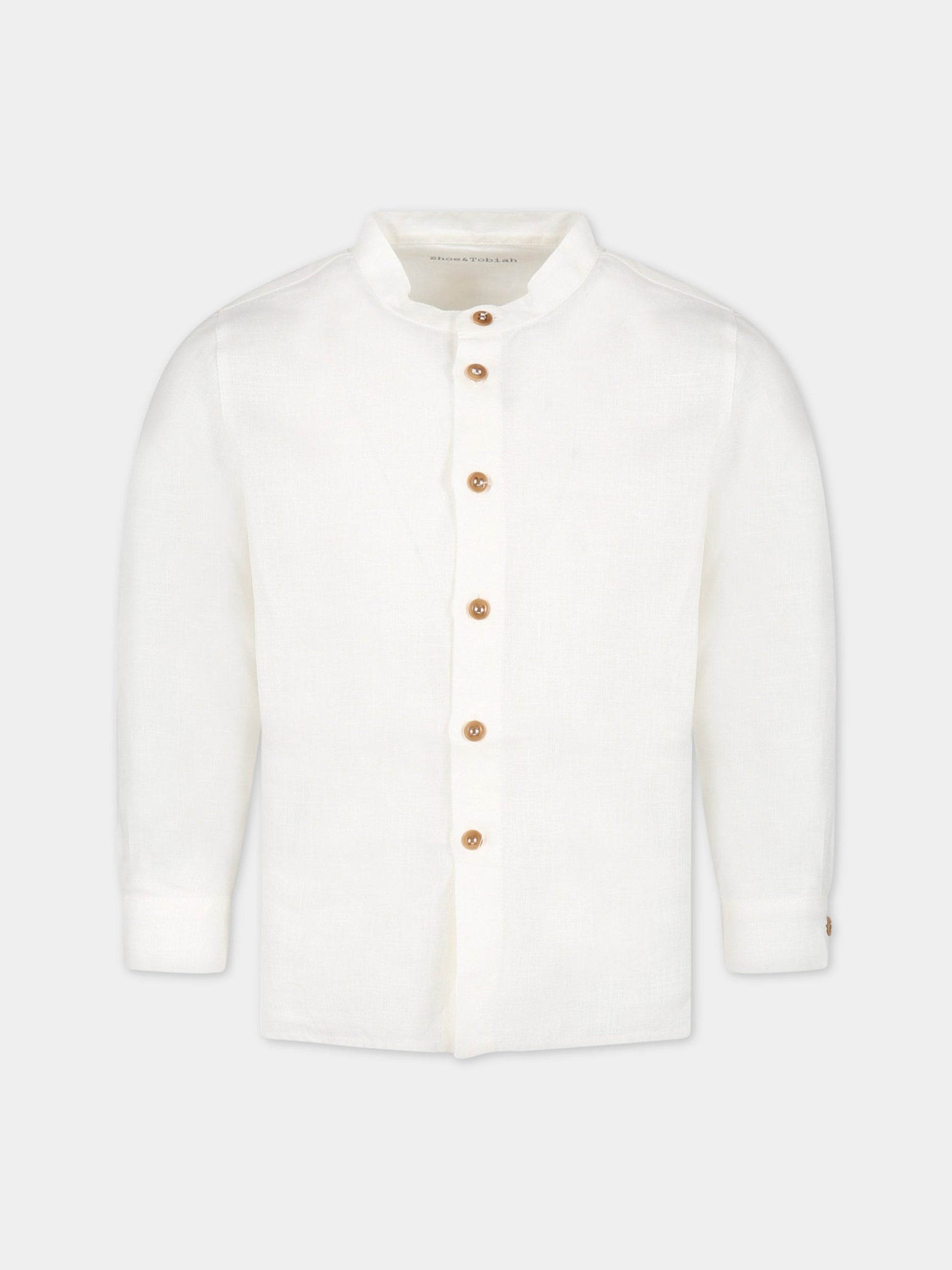 Camicia bianca per bambino,Zhoe & Tobiah,LIN3 1