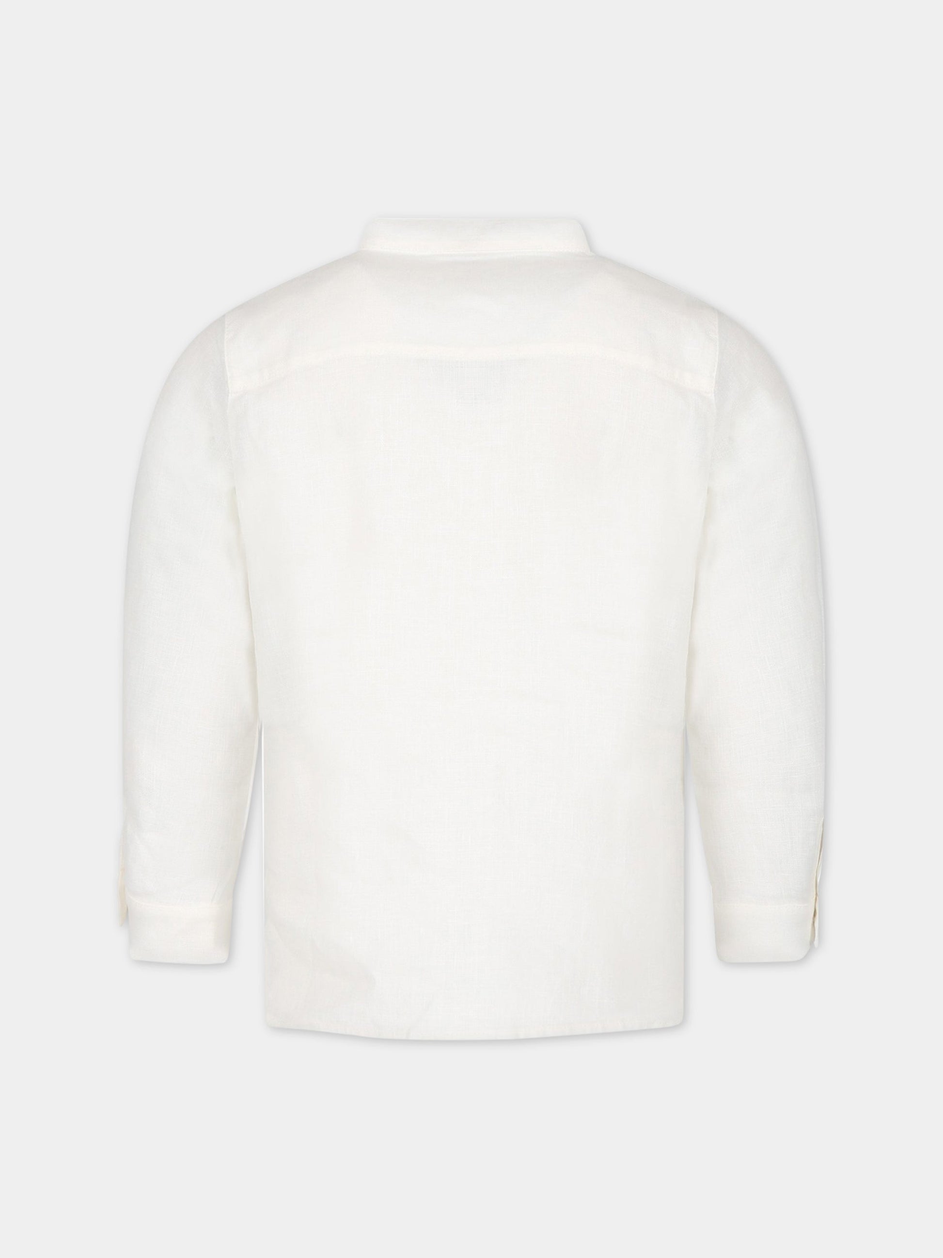 Camicia bianca per bambino,Zhoe & Tobiah,LIN3 1