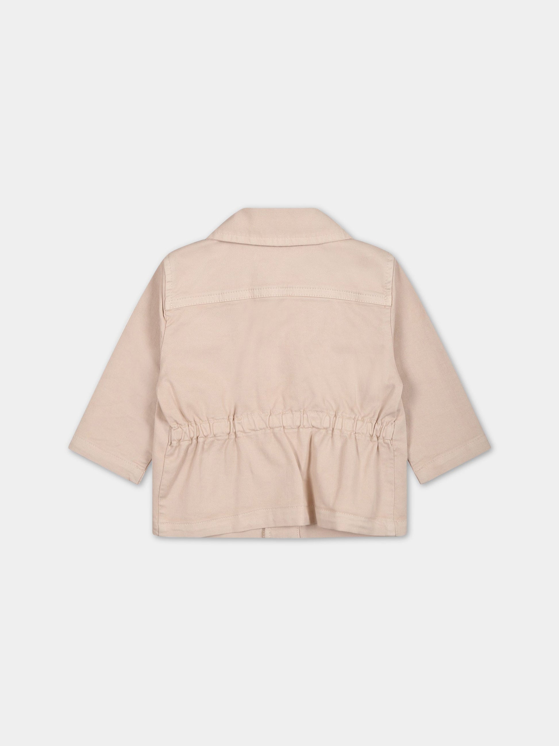 Giubbotto beige per neonato,Zhoe & Tobiah,JPS12 23