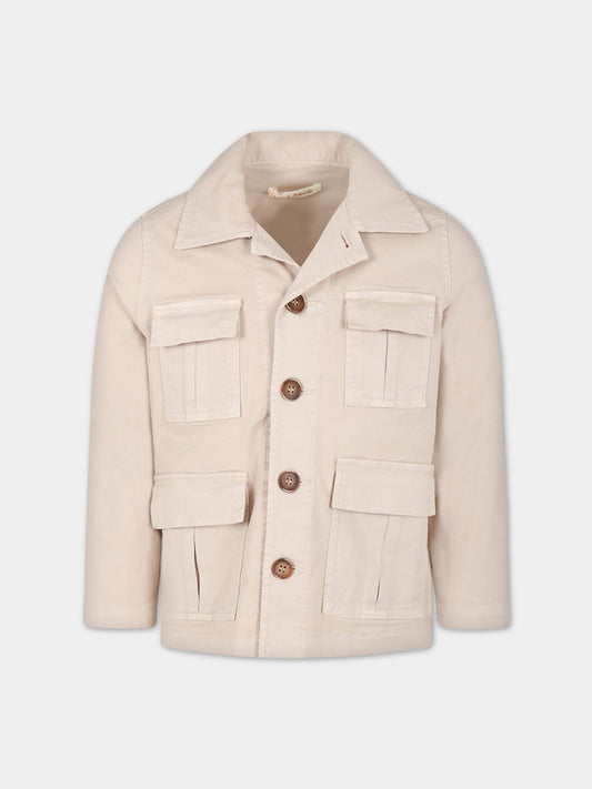 Giubbotto beige per bambino,Zhoe & Tobiah,JPS12 23