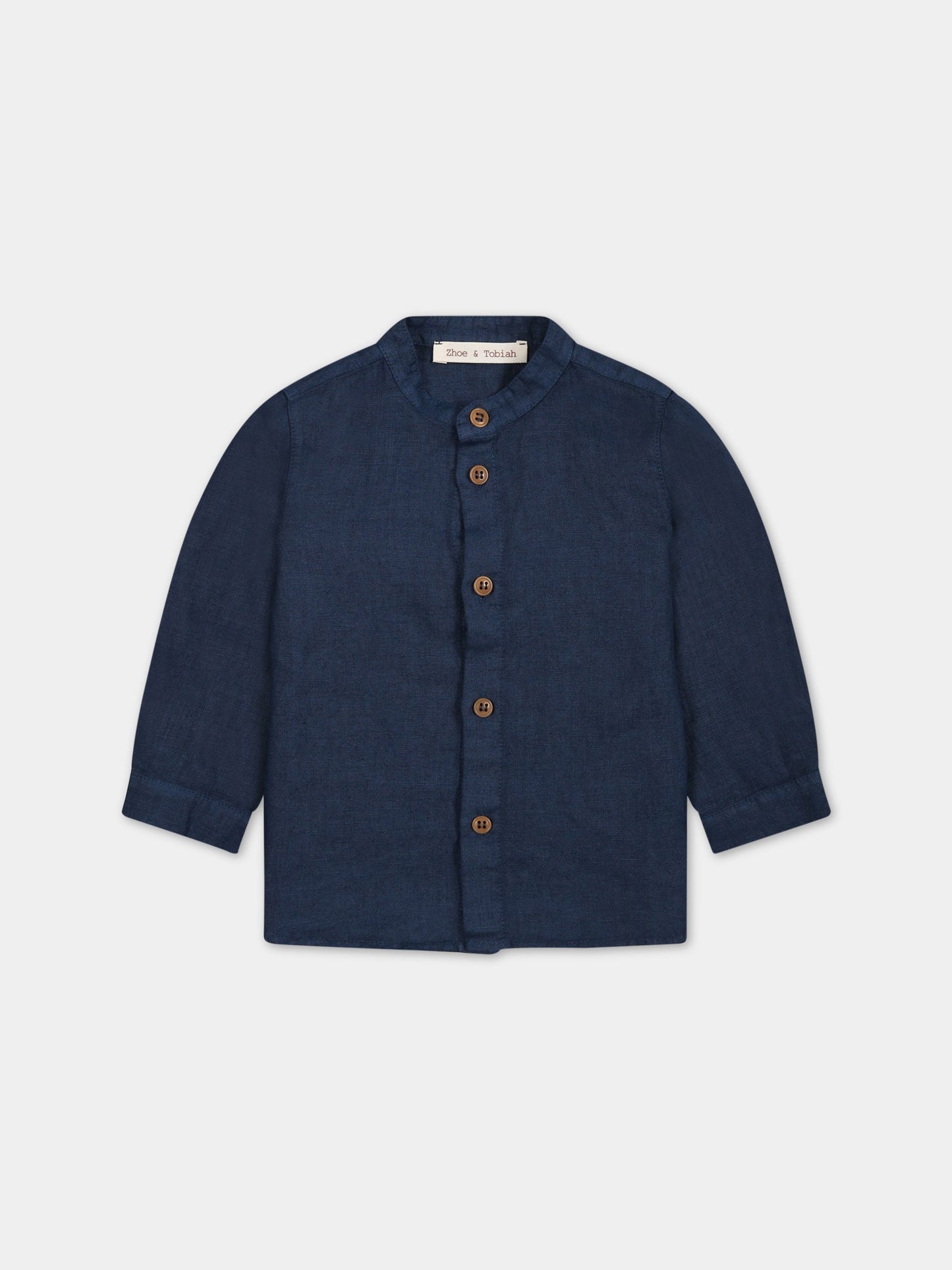 Camicia blu per neonato,Zhoe & Tobiah,LIN3 11
