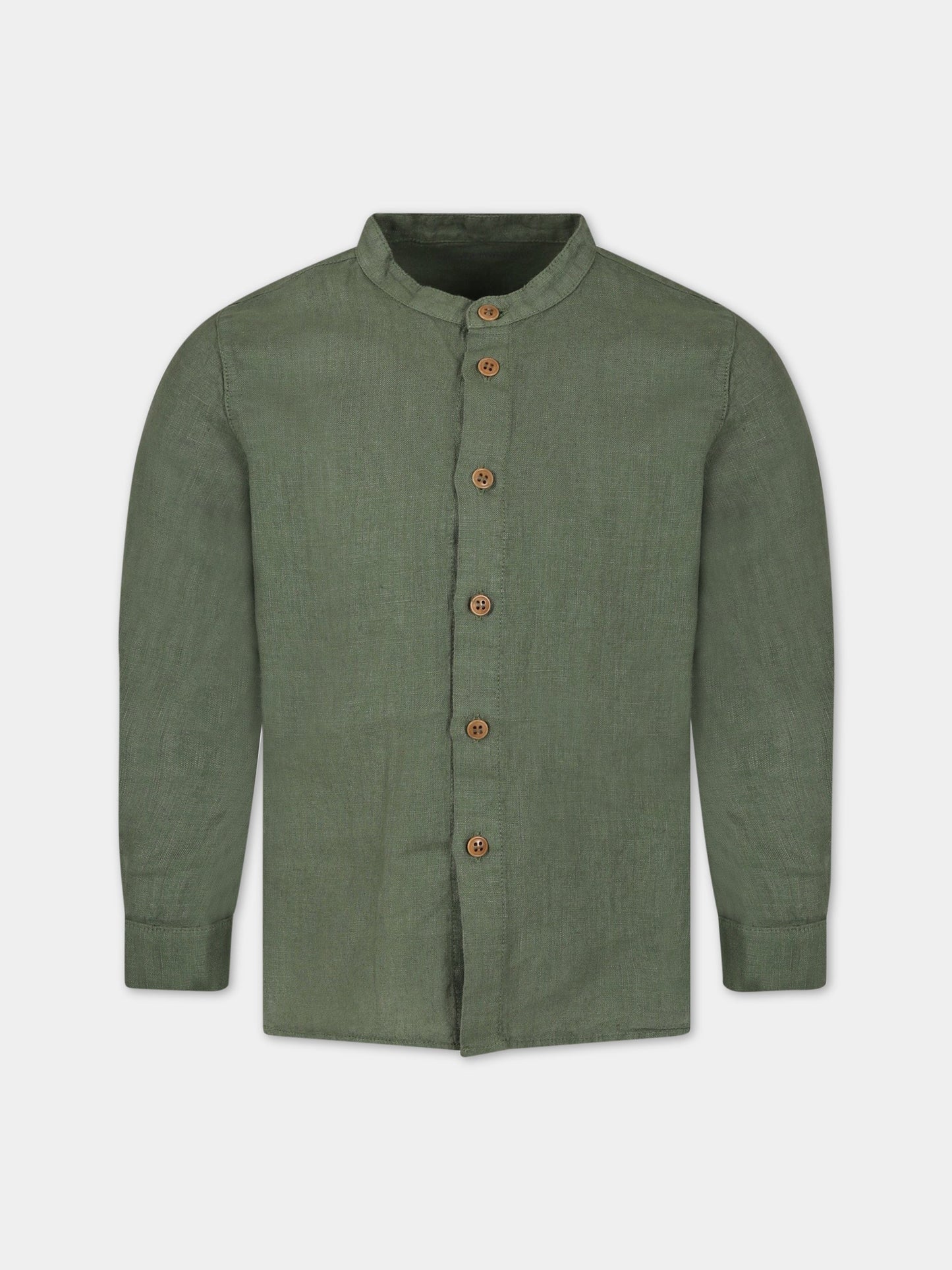 Camicia verde per bambino,Zhoe & Tobiah,LIN3 354