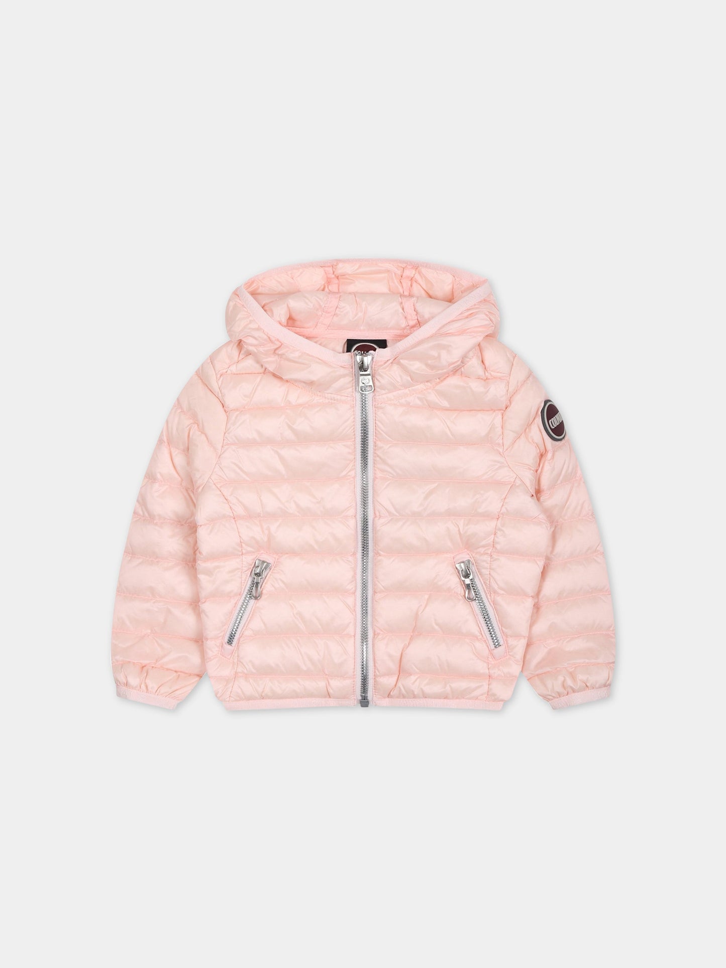 Piumino rosa per neonata con logo,Colmar Originals Kids,3490M 9VX 581