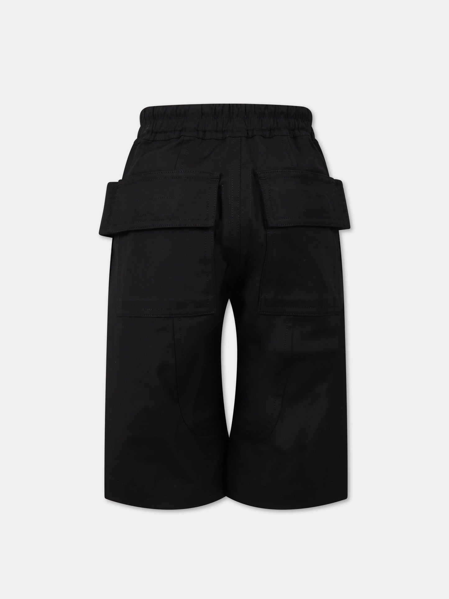 Shorts nero per bambino,Rick Owens,BG01C7382 TE 09