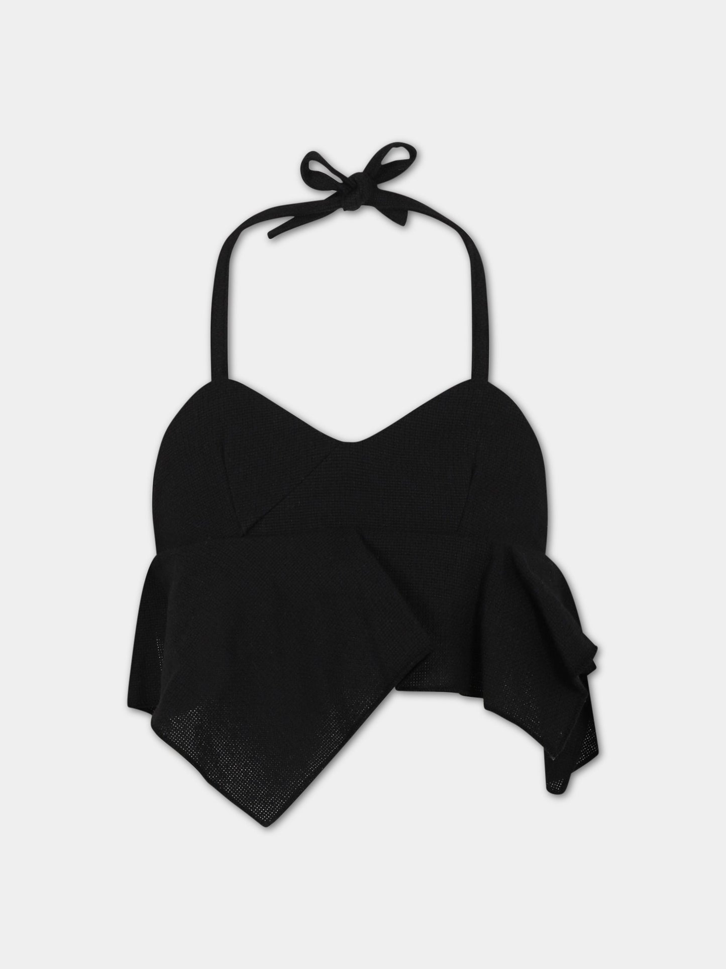 T-shirt nera per bambina,Infantium Victoria,S17 704A