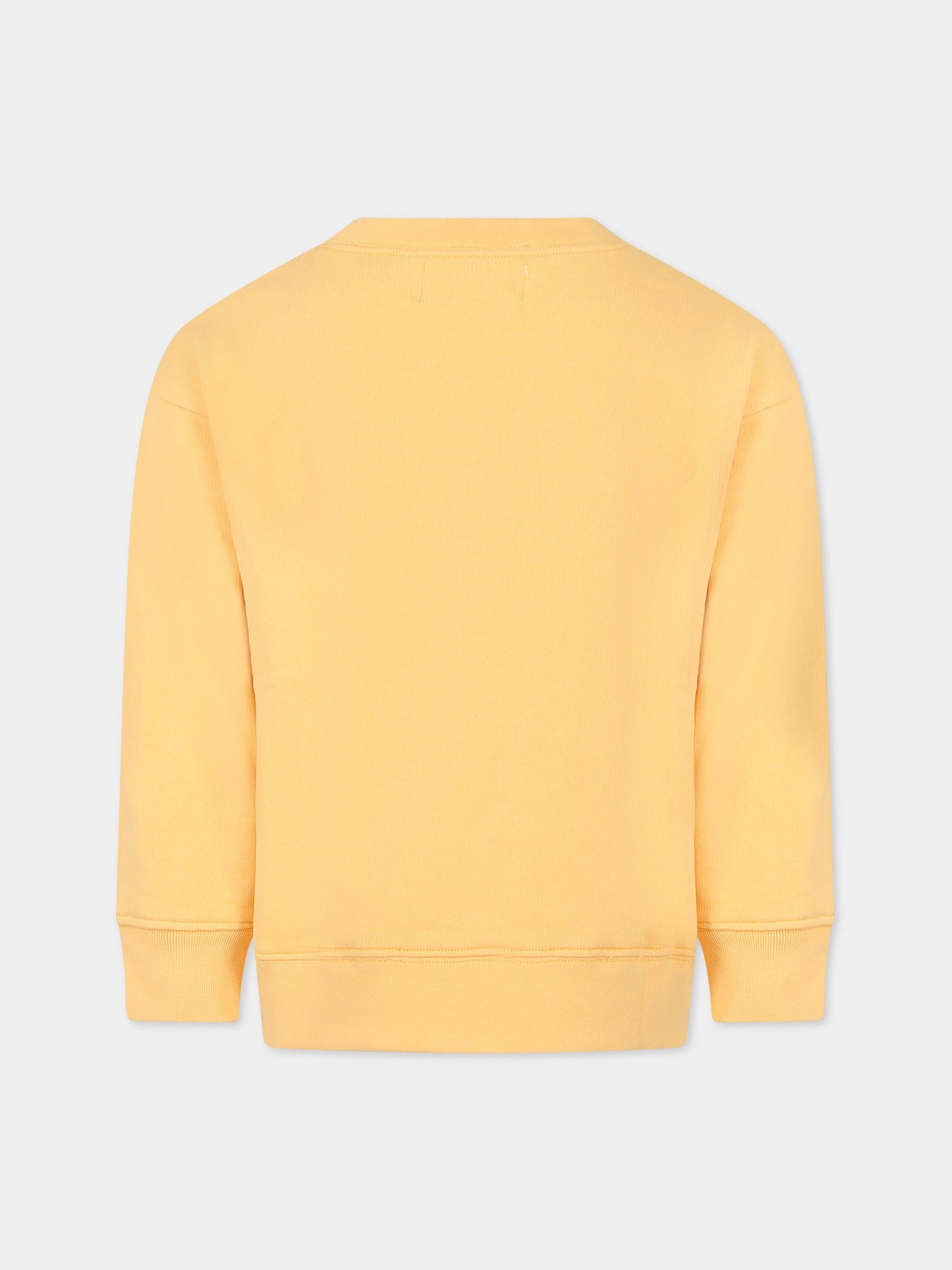 Felpa arancione per bambini con scritta  Star camp ,Raquette,BAT 003A 65