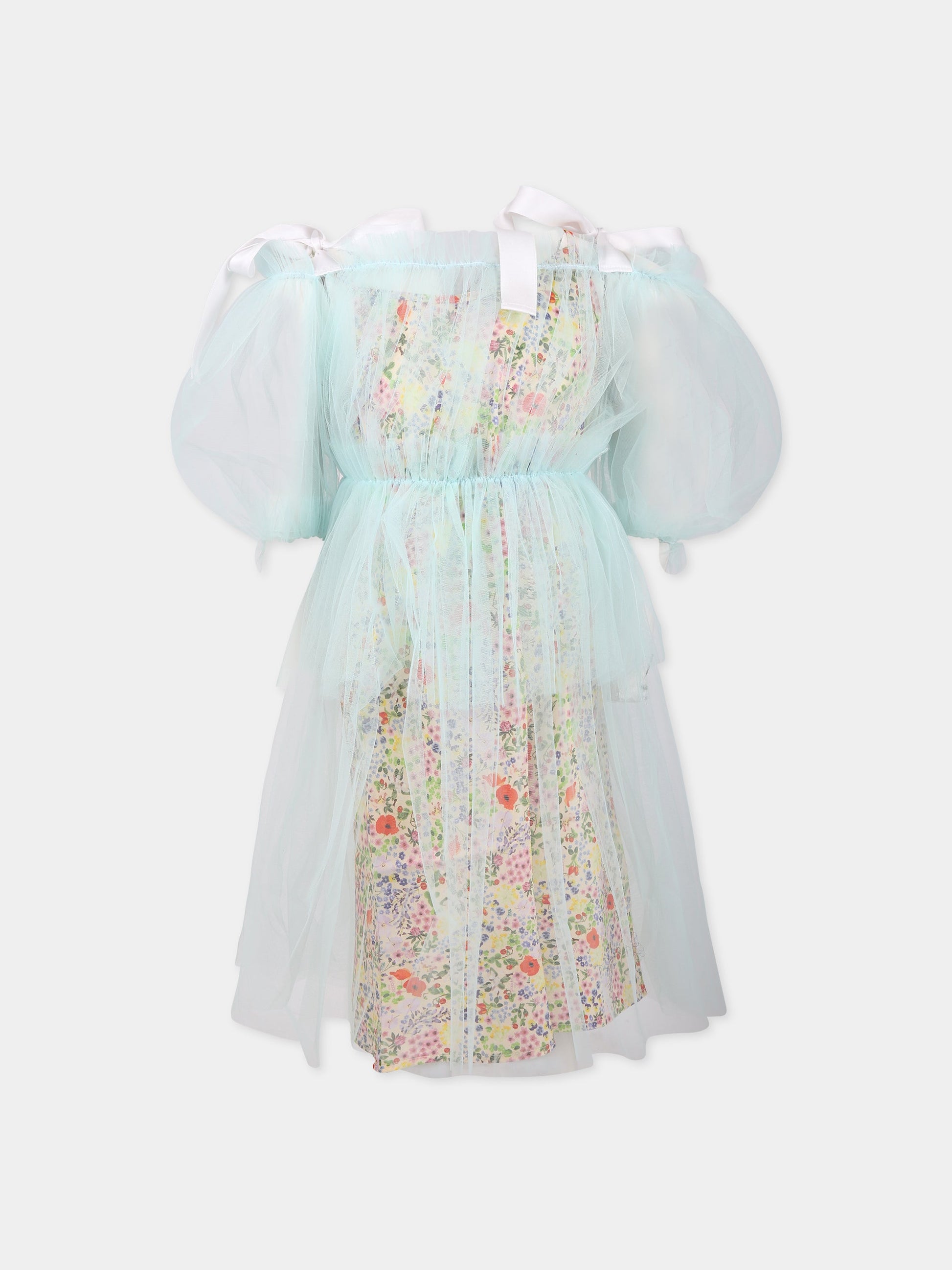 Vestito celeste per bambina,Paade Mode,232505034