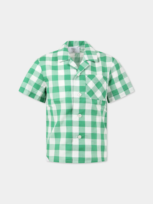 Camicia verde per bambina,Paade Mode,232142110