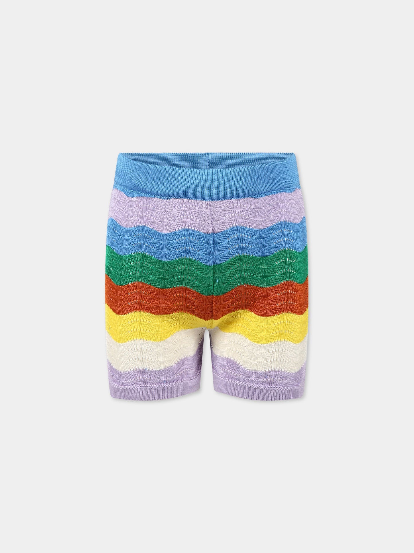 Shorts multicolor per bambina,Paade Mode,232177125