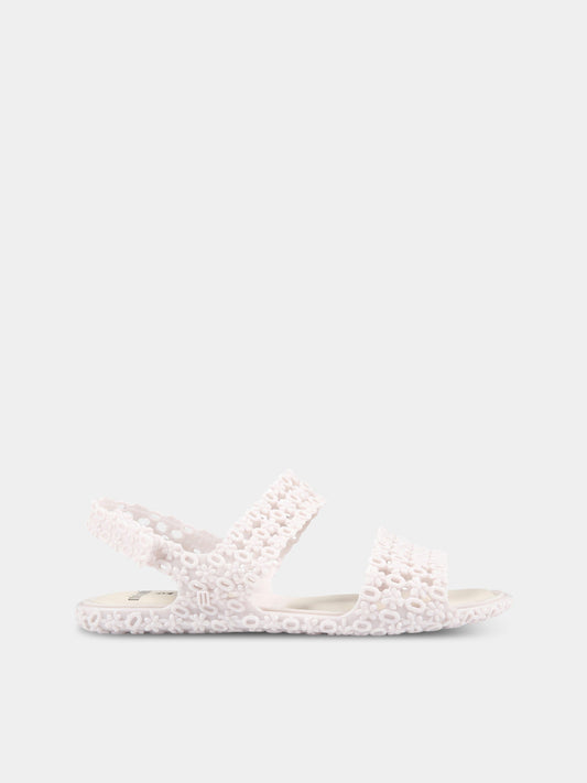 Sandali avorio per bambina,Mini Melissa,33439 54144
