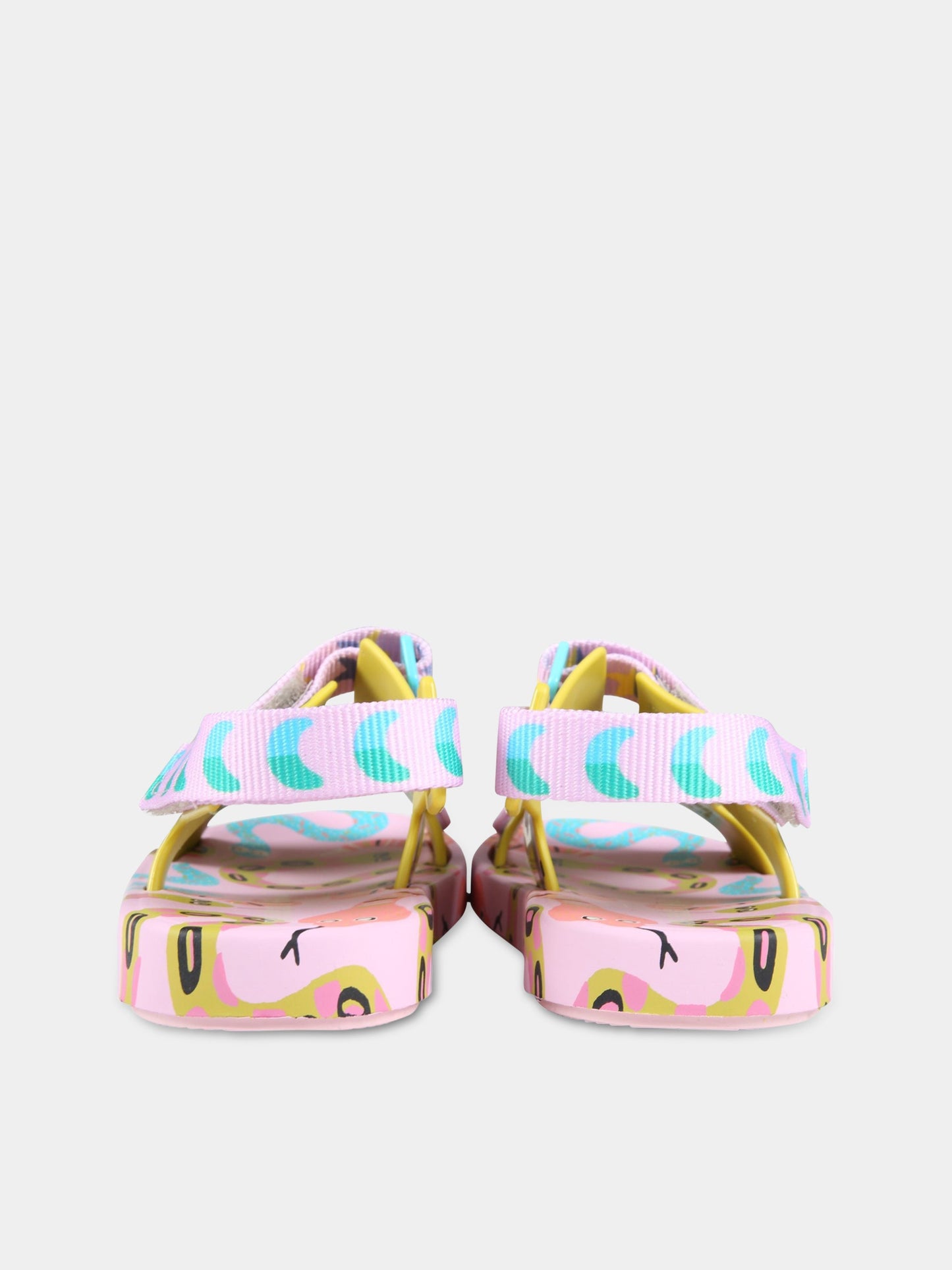 Sandali multicolor per bambina con stampe,Mini Melissa,33450 54169