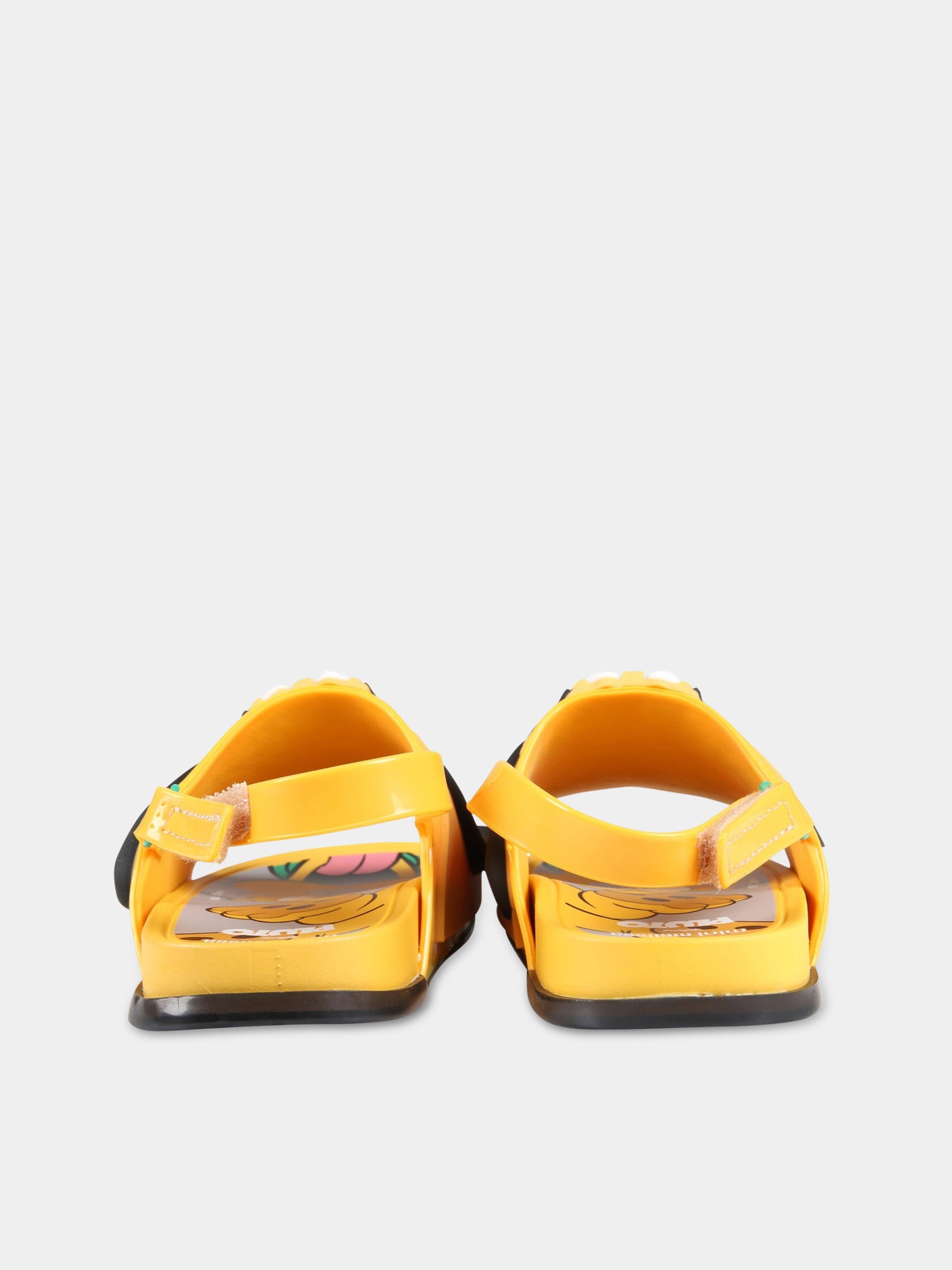 Sandali gialli per bambino con Pluto,Mini Melissa,33395 51766 06049