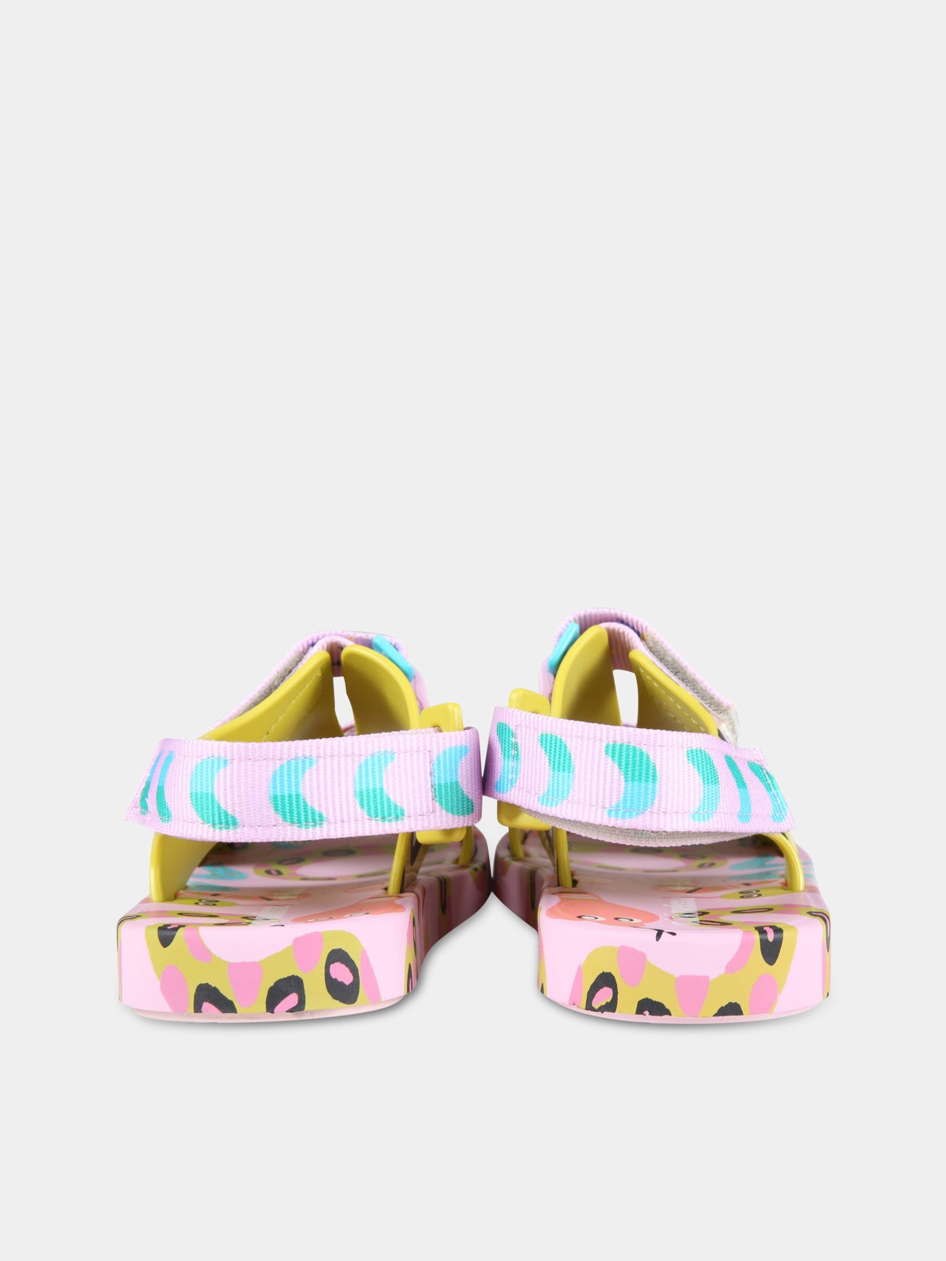 Sandali multicolor per bambina con stampe,Mini Melissa,33449 54169