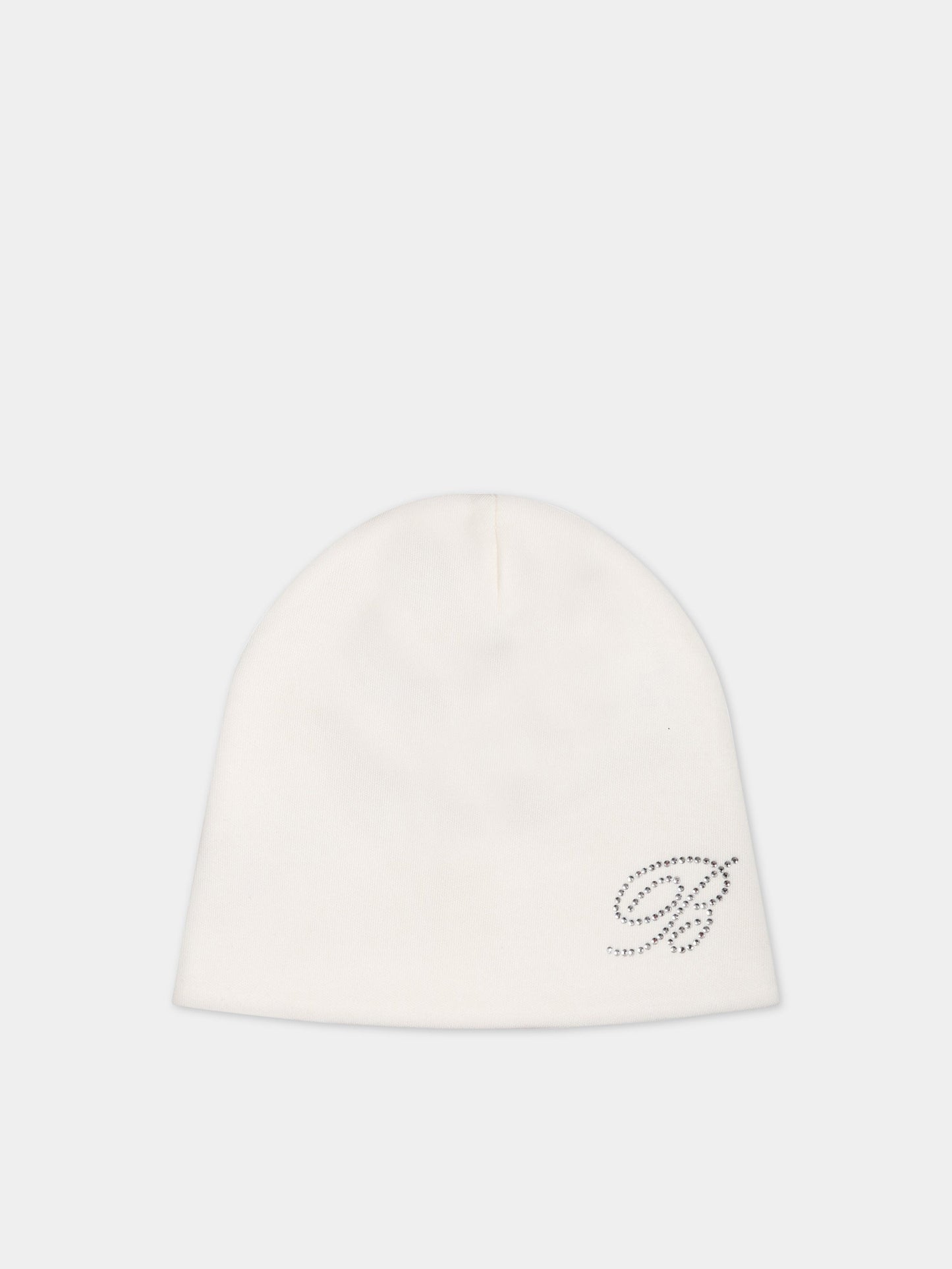 Set bianco per neonata con logo,Blumarine Baby,IA3126J6050 10602