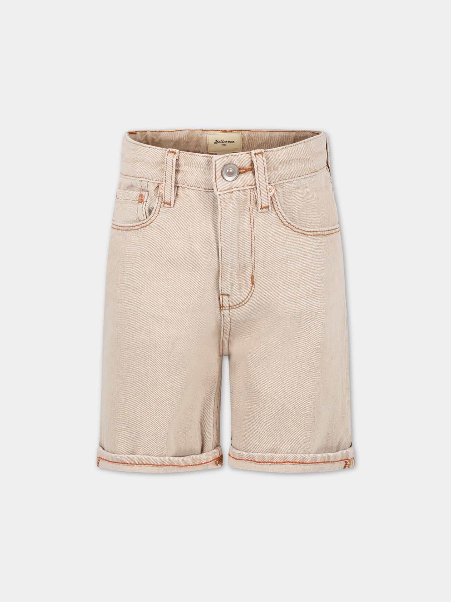 Shorts casual avorio per bambino,Bellerose,PADRO31 D0459 BLE