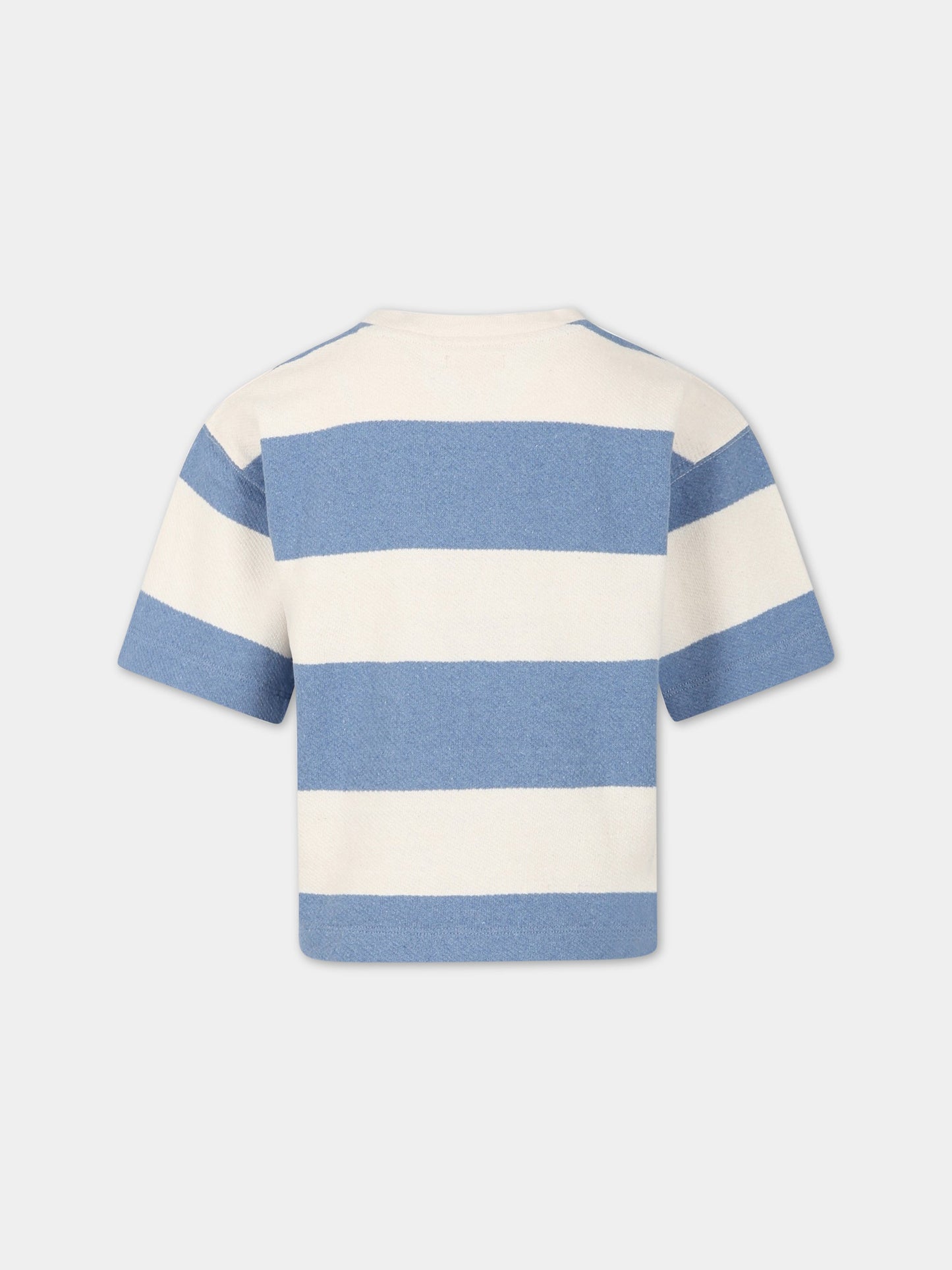 T-shirt multicolor per bambino a righe,Bellerose,SINE T1623 STA