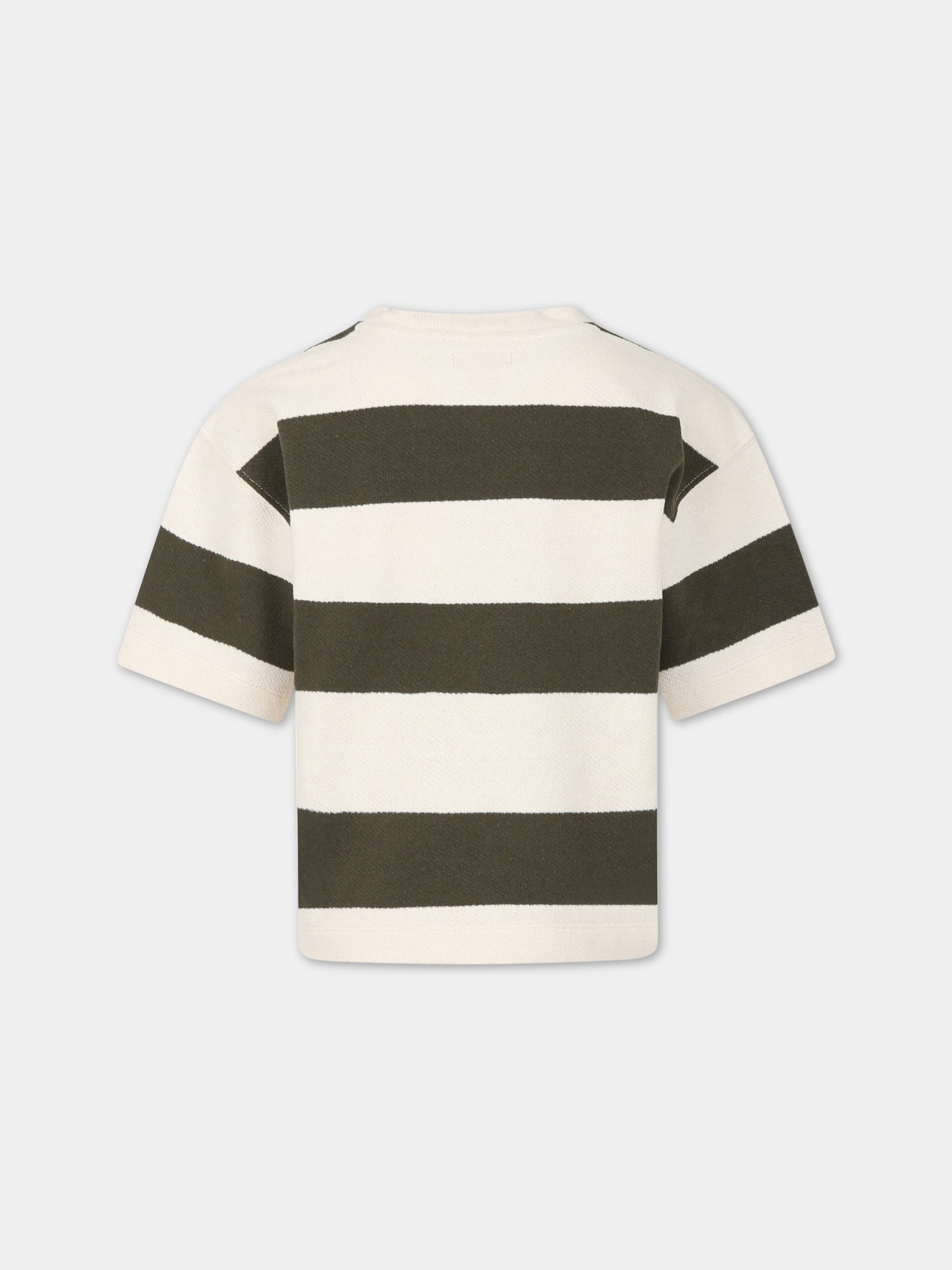 T-shirt multicolor per bambino a righe,Bellerose,SINE T1623 STB