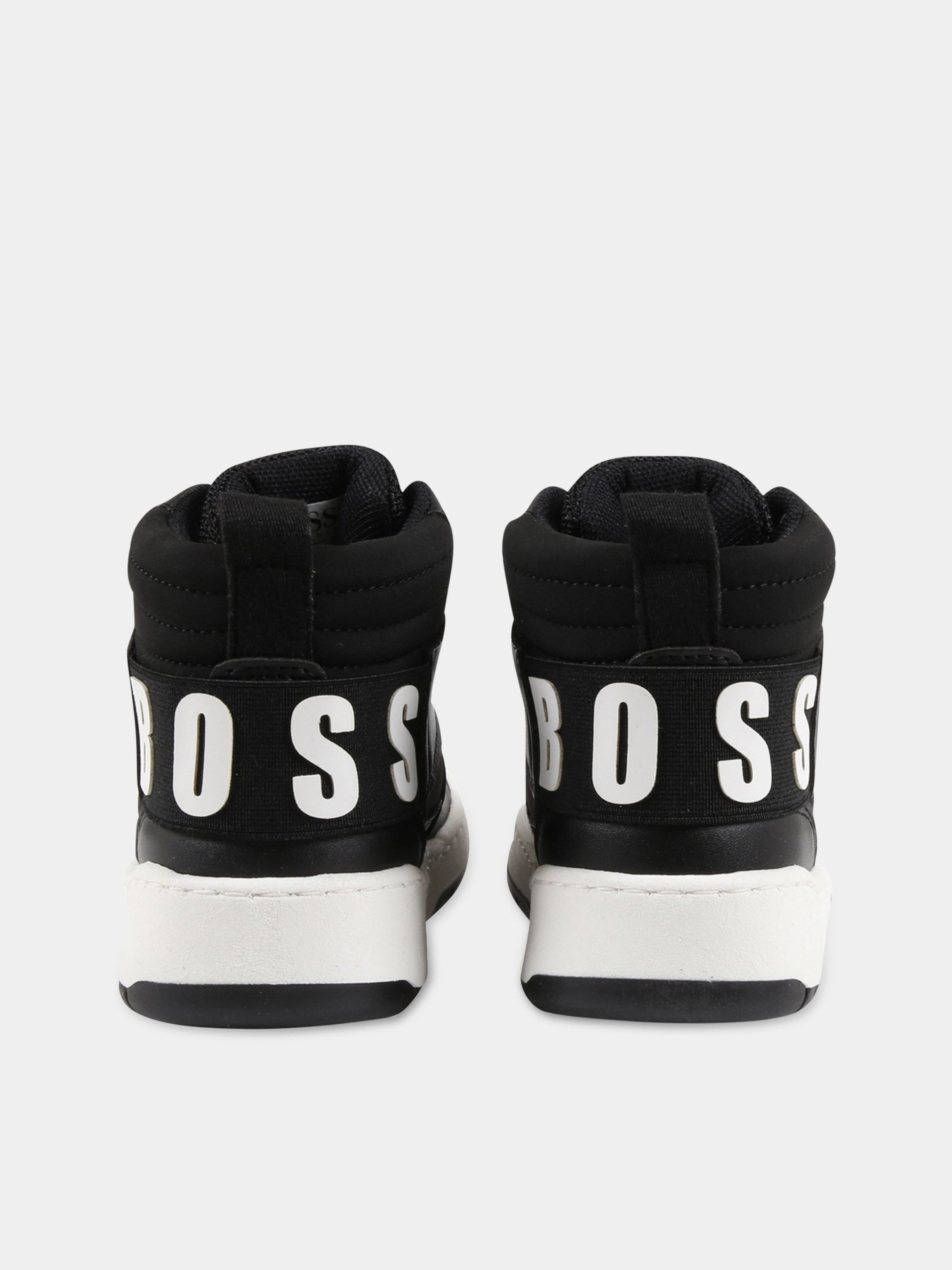 Sneakers nere per bambino con logo,Hugo Boss,J29271 09B