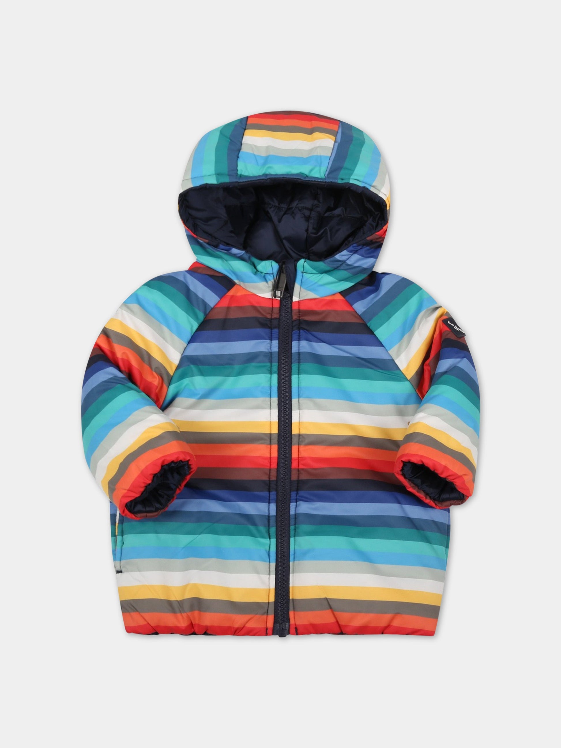 Piumino reversibile per neonato,Paul Smith Junior,P06002 83D