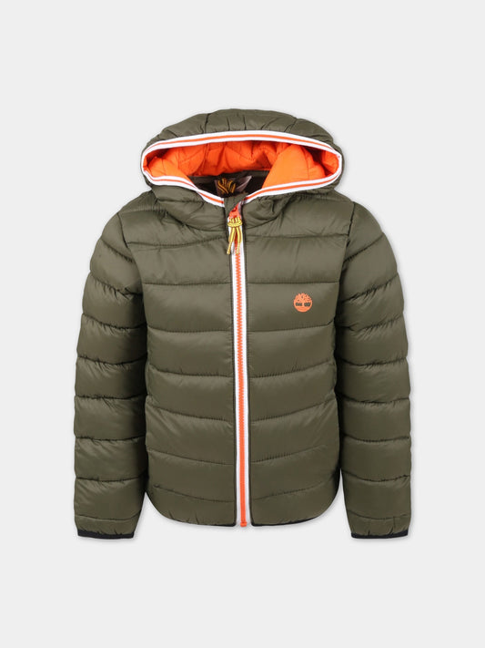 Piumino verde per bambino,Timberland,T2651A 655