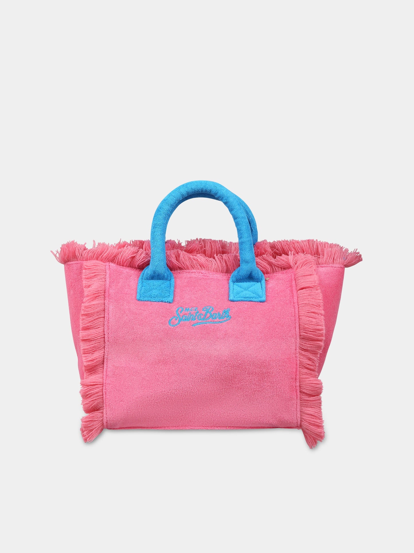 Borsa rosa per bambina con logo,Mc2 Saint Barth,COLETTE SPONGE 7732 EMB