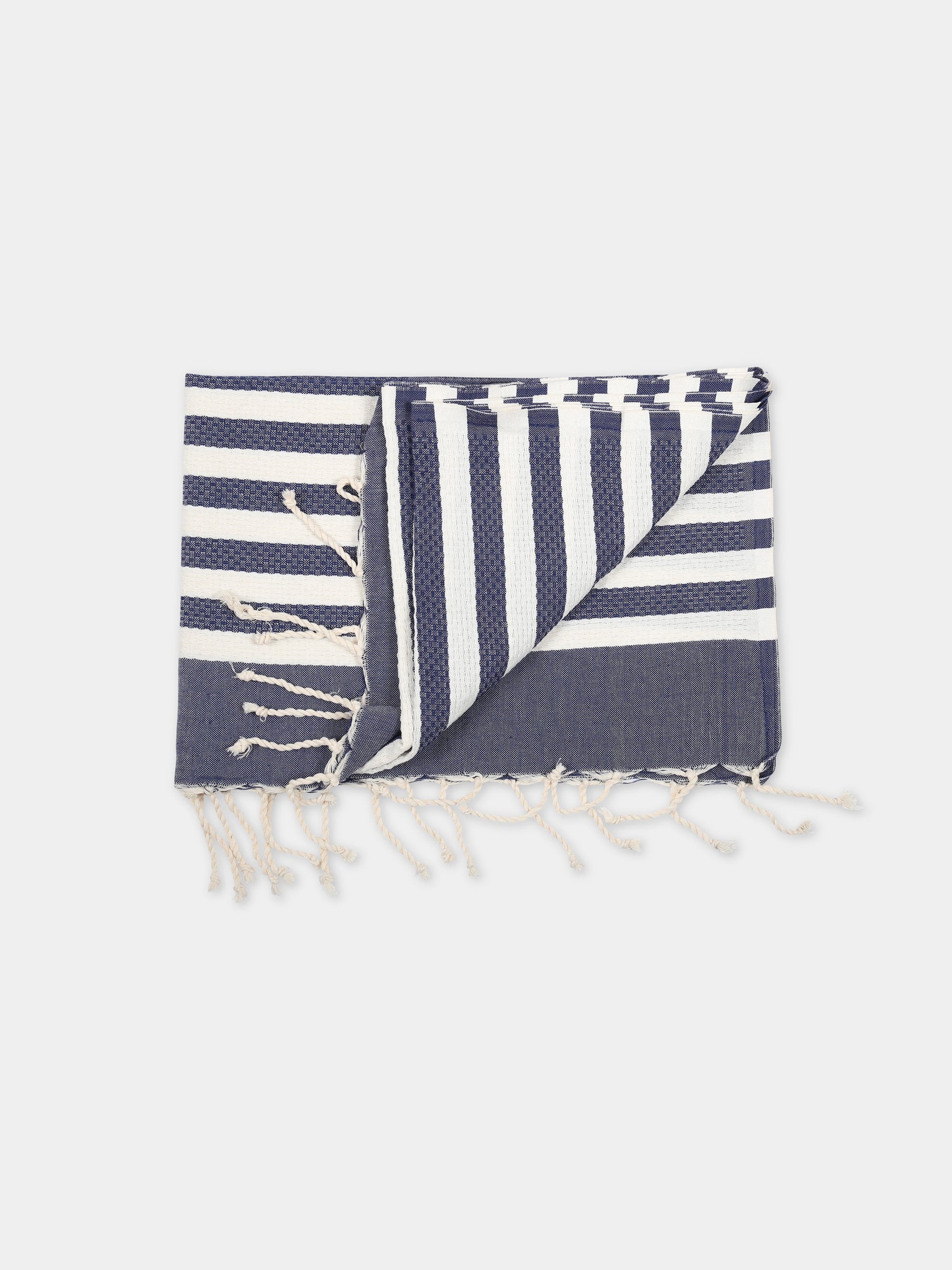 Telo-mare multicolor per bambini con logo rosso,Mc2 Saint Barth,FOUTAS N LIG 61