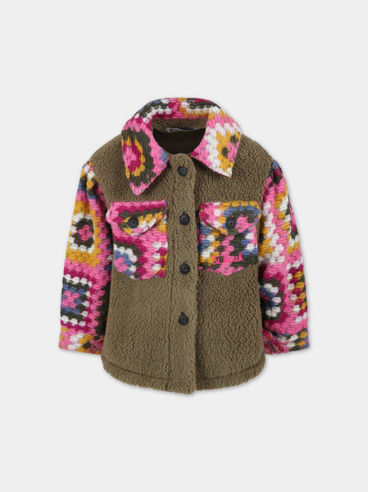 Cappotto verde per bambina,Mc2 Saint Barth,00320C