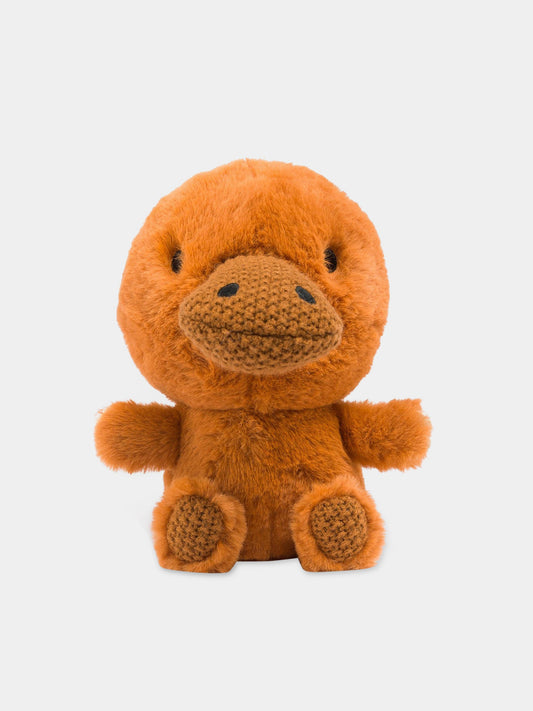 Peluche arancione per neonati,Bon Ton Toys,16215004 PLATYPUS