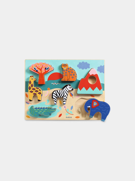 Puzzle multicolor per bambini,Djeco,DJ01068