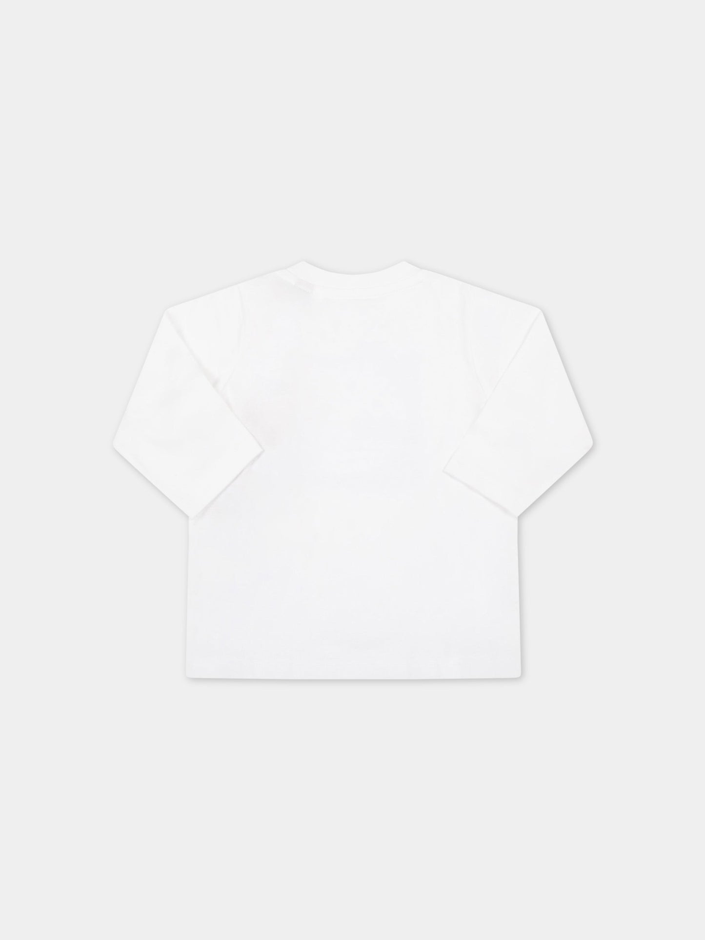 T-shirt bianca per neonato con iconico albero,Timberland,T05K20 10B