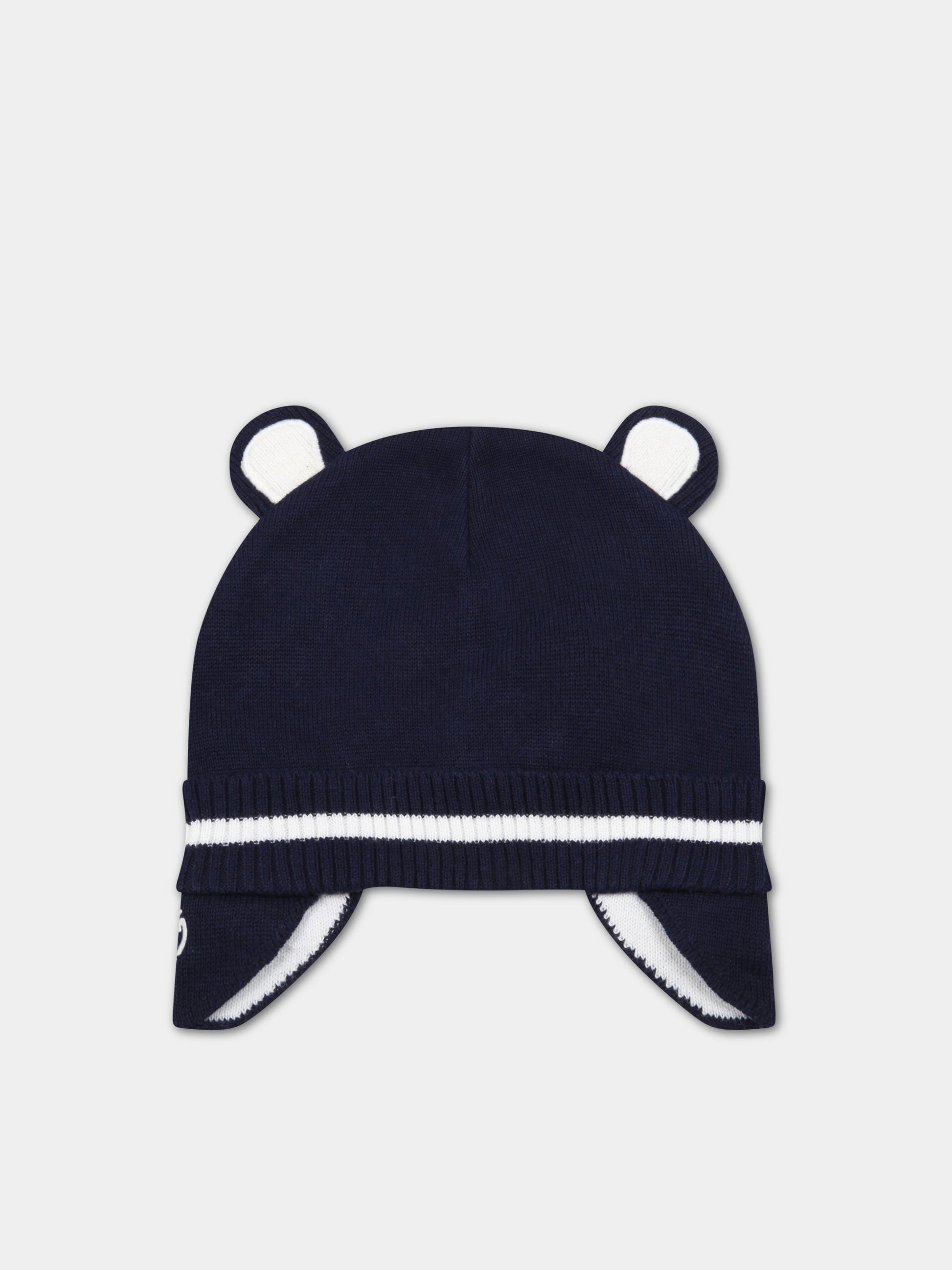 Cappello blu per neonato con logo blu ricamato,Timberland,T91267 85T