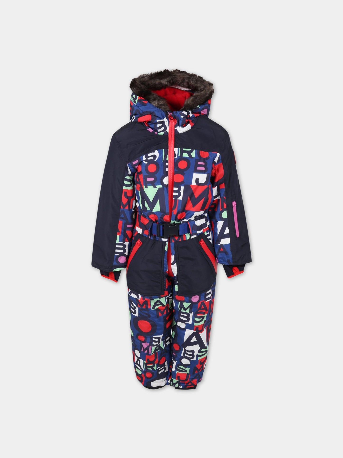 Tuta blu da neve per bambino,Little Marc Jacobs,W24269 X58