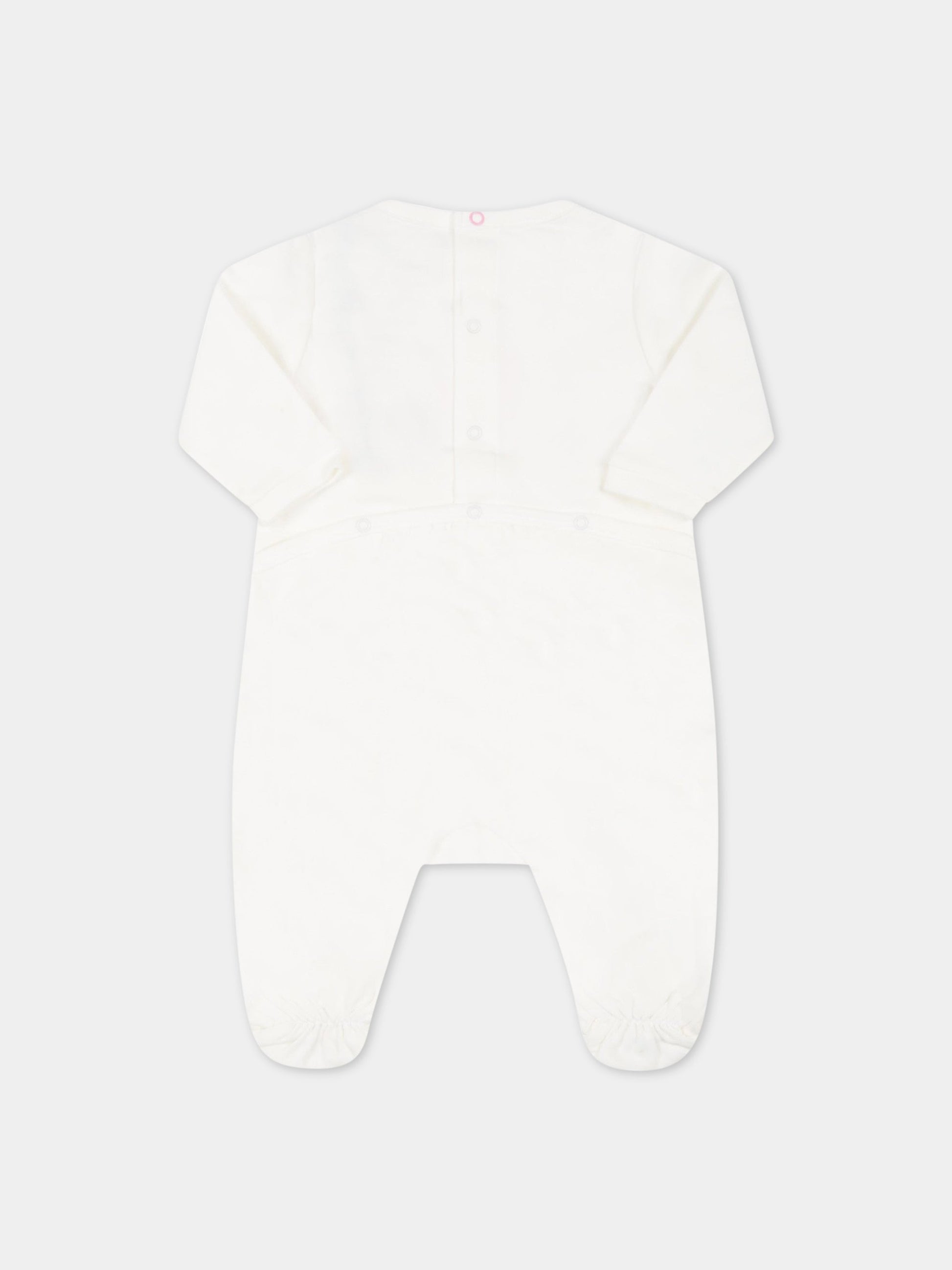 Tutina avorio per neonata con coniglio,Little Marc Jacobs,W97097 117