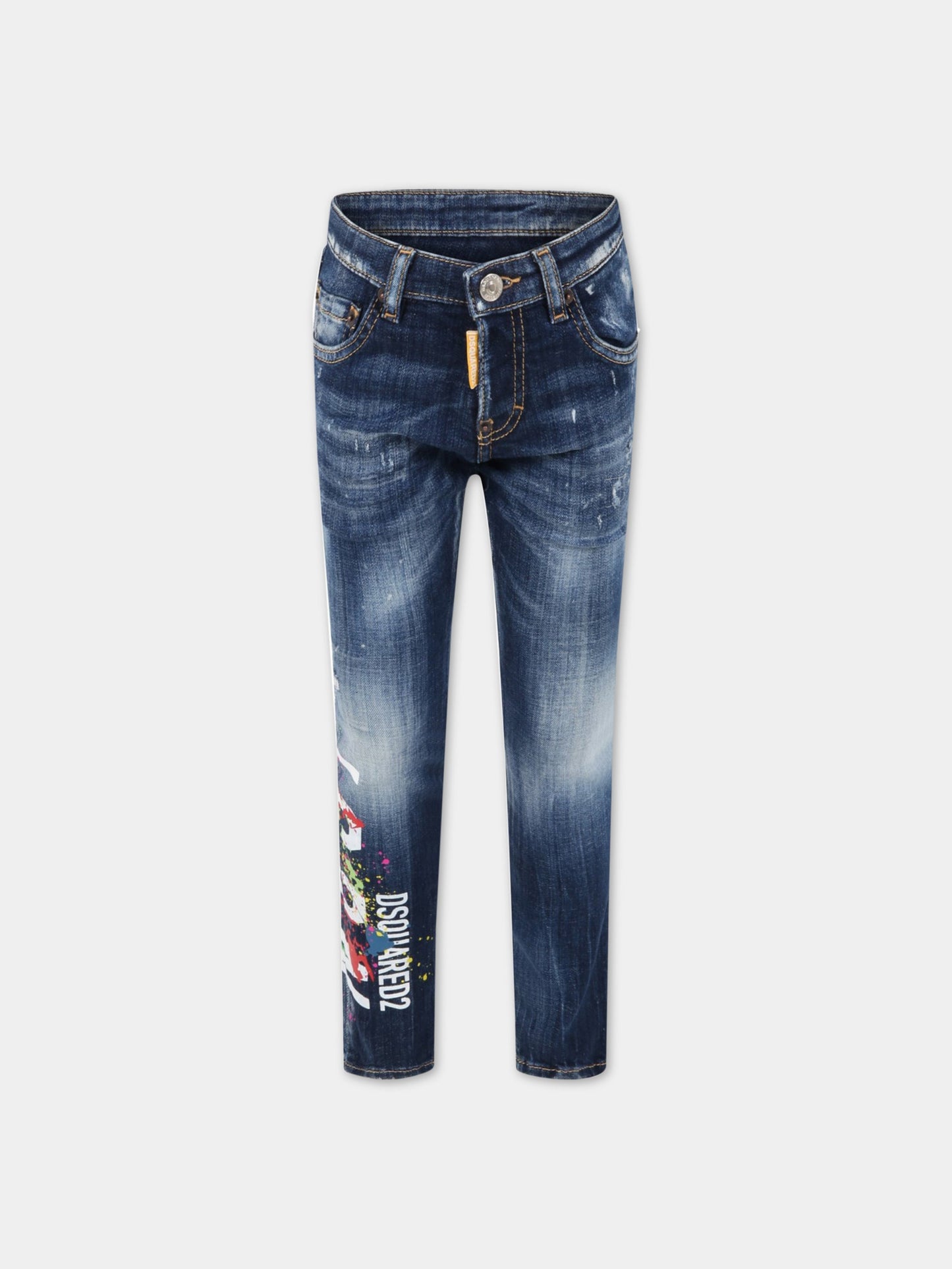 Jeans blu per bambino,Dsquared2,DQ0236 D0A1G DQ01