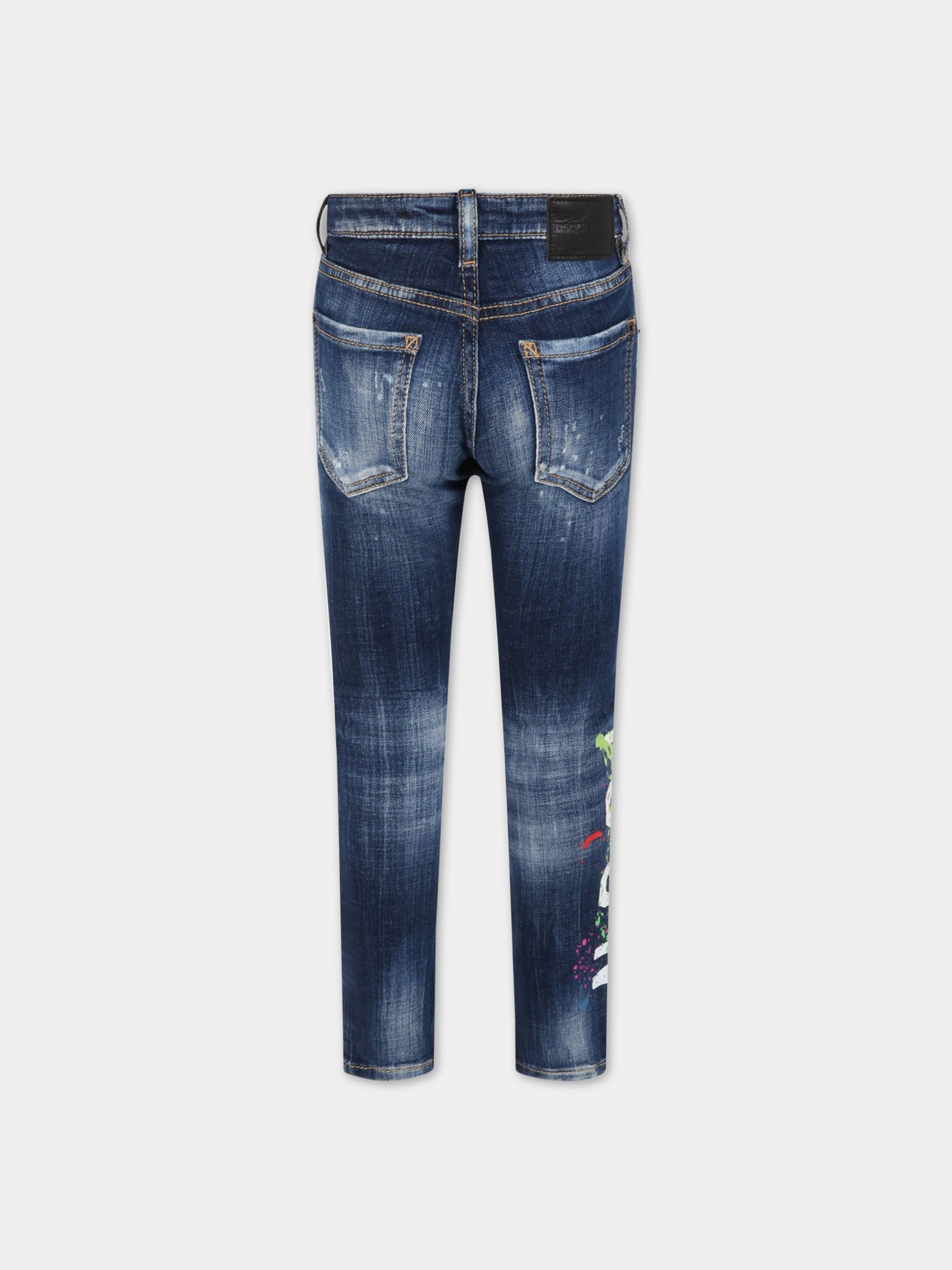 Jeans blu per bambino,Dsquared2,DQ0236 D0A1G DQ01