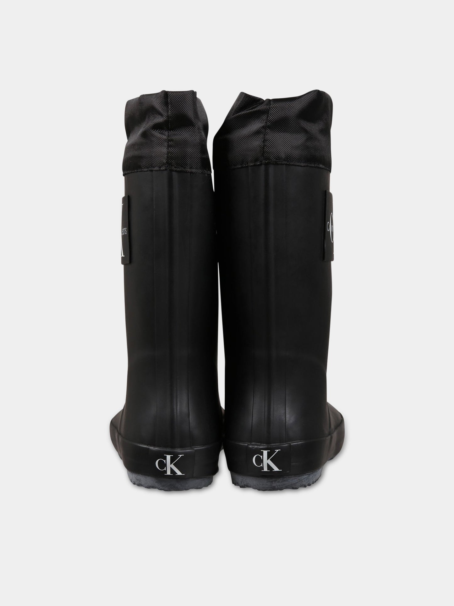 Stivali neri per bambina,Calvin Klein Kids,V3X6 80425 0083999