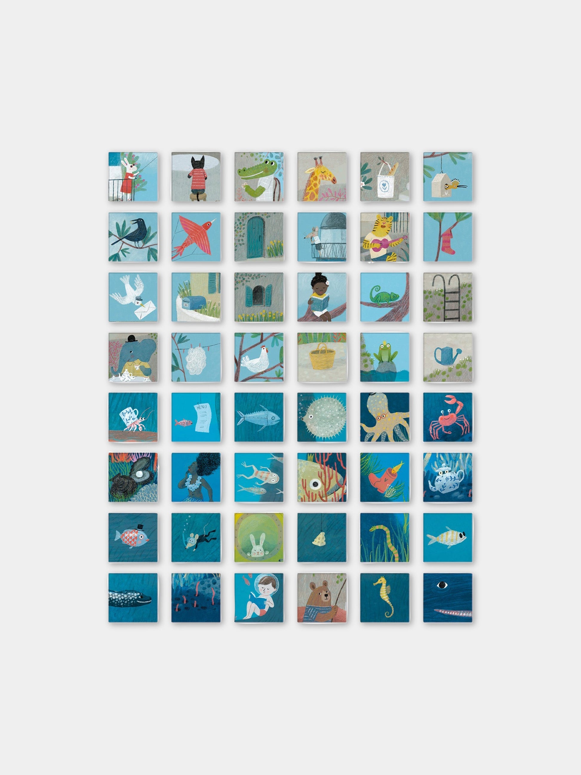 Puzzle multicolor per bambini con mondo onirico,Londji,PZ569U