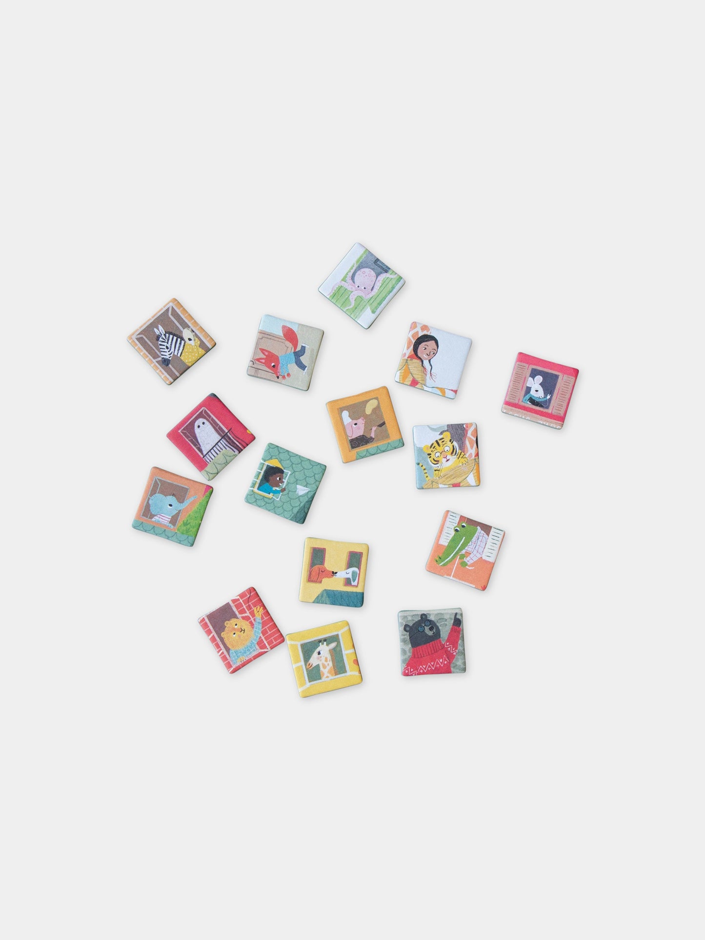 Puzzle multicolor per bambini con mongolfiera,Londji,PZ586U