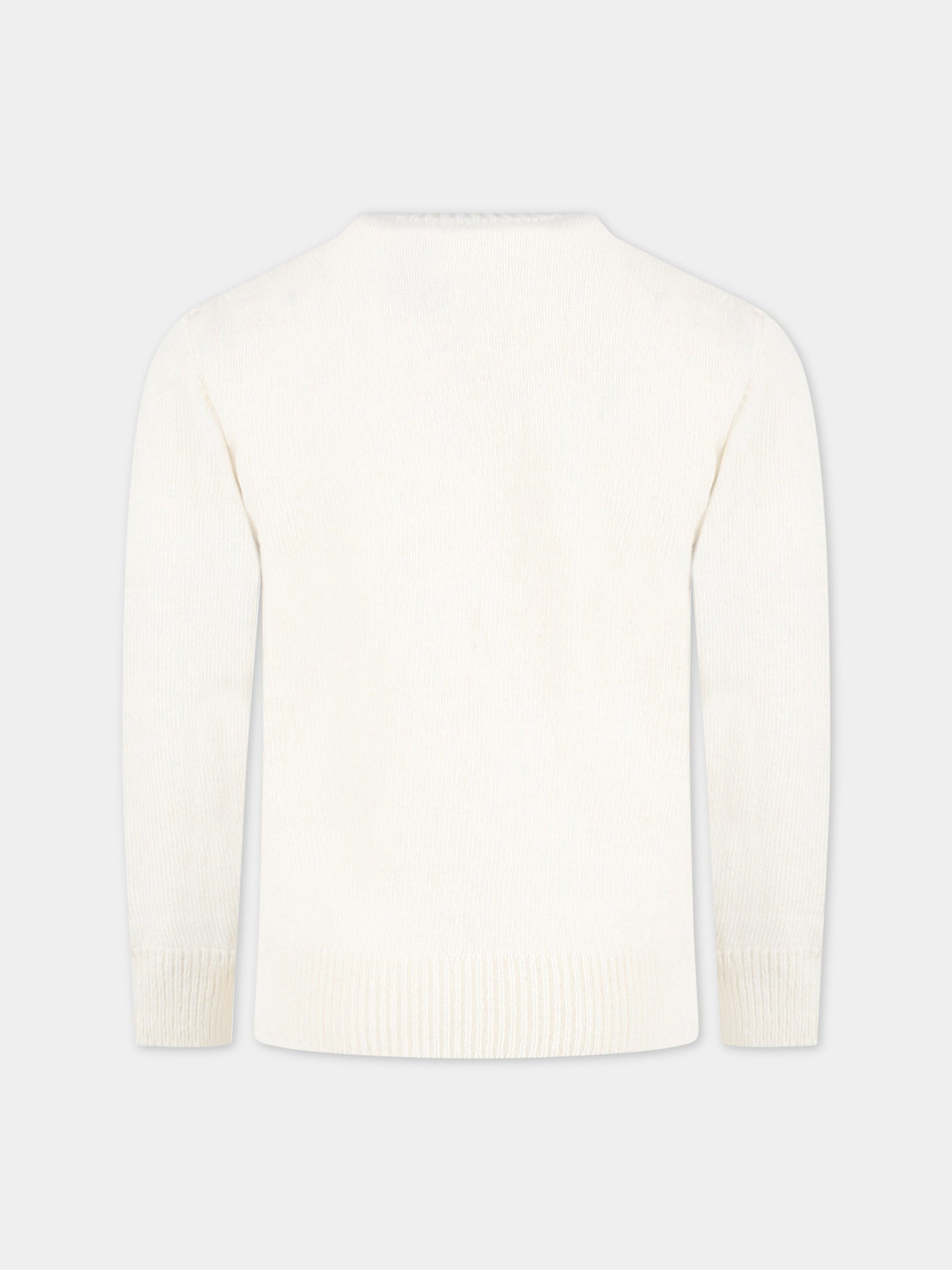 Maglione avorio per bambina con Minnie,Mc2 Saint Barth,PRC0001 00273C