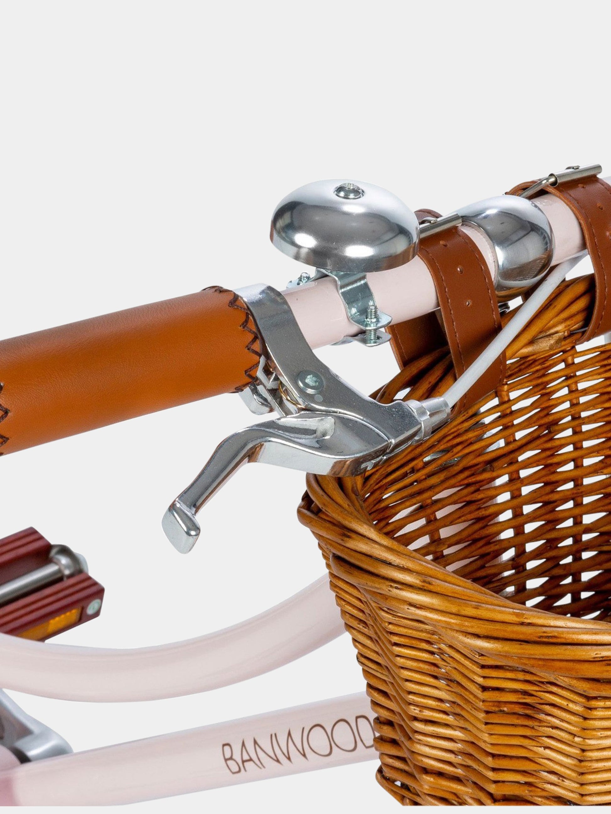 Bicicletta rosa per bambina con logo,Banwood,BW CL PINK