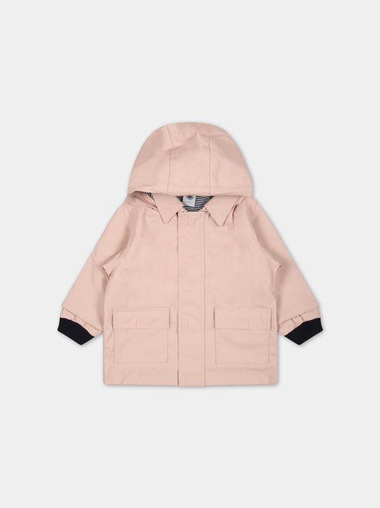 Impermeabile rosa per neonata,Petit Bateau,A072V SALINE