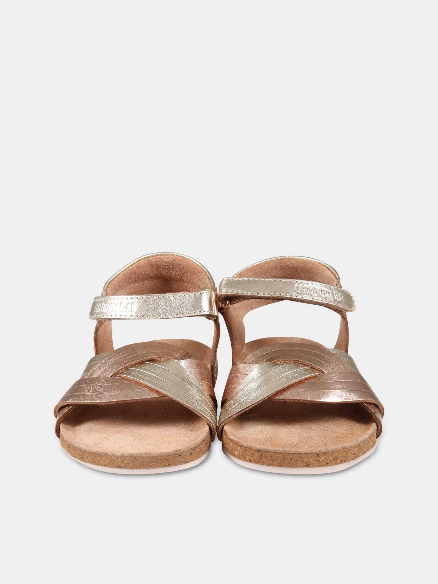 Sandali multicolor per bambina con logo,Carrement Beau,Y09036 Z95