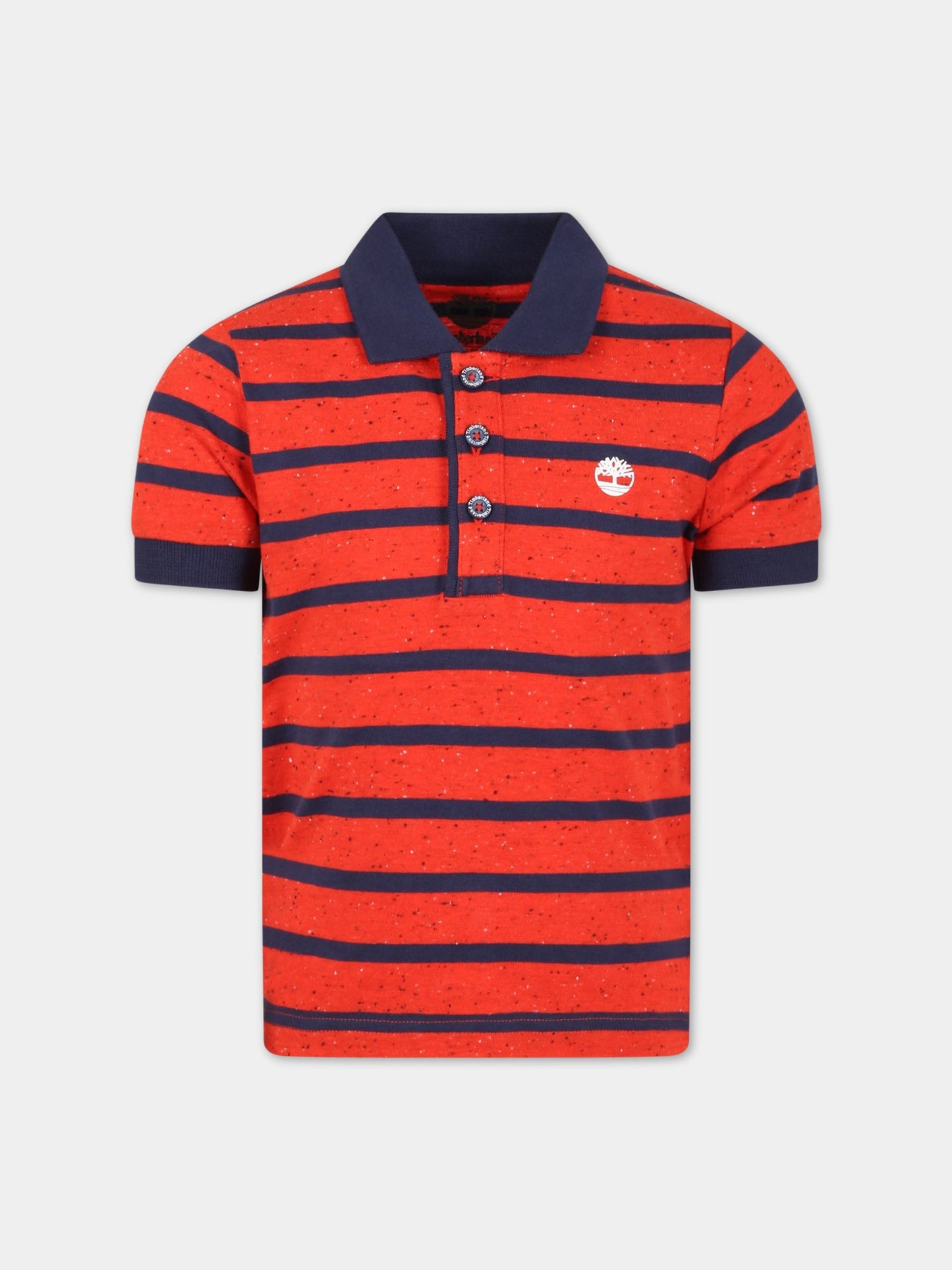 Polo multicolor per bambino con logo,Timberland,T25T02 992