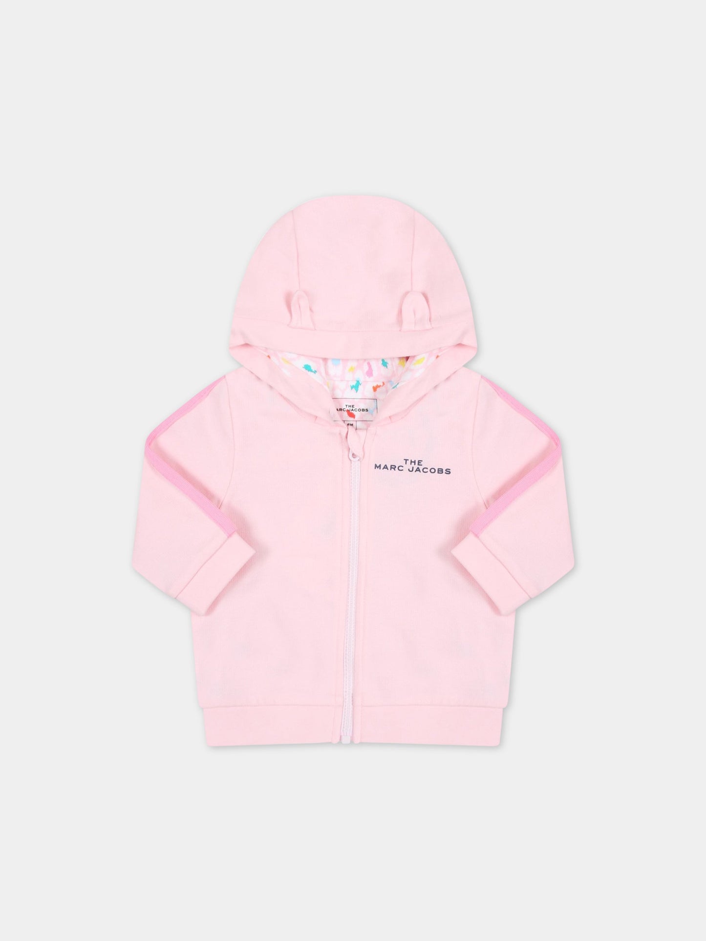 Completo multicolor per neonata con logo,Little Marc Jacobs,W98145 475