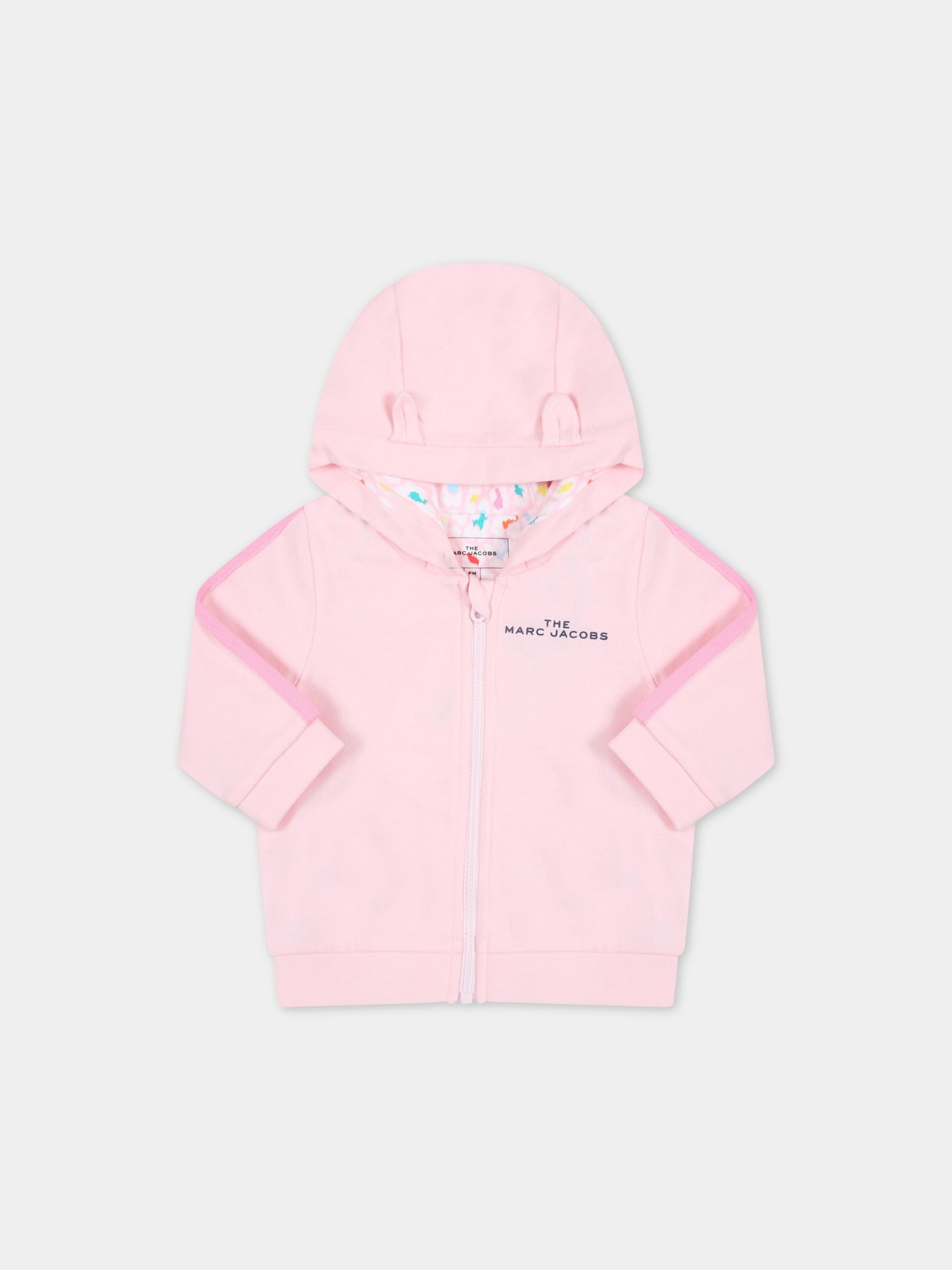 Completo multicolor per neonata con logo,Little Marc Jacobs,W98145 475