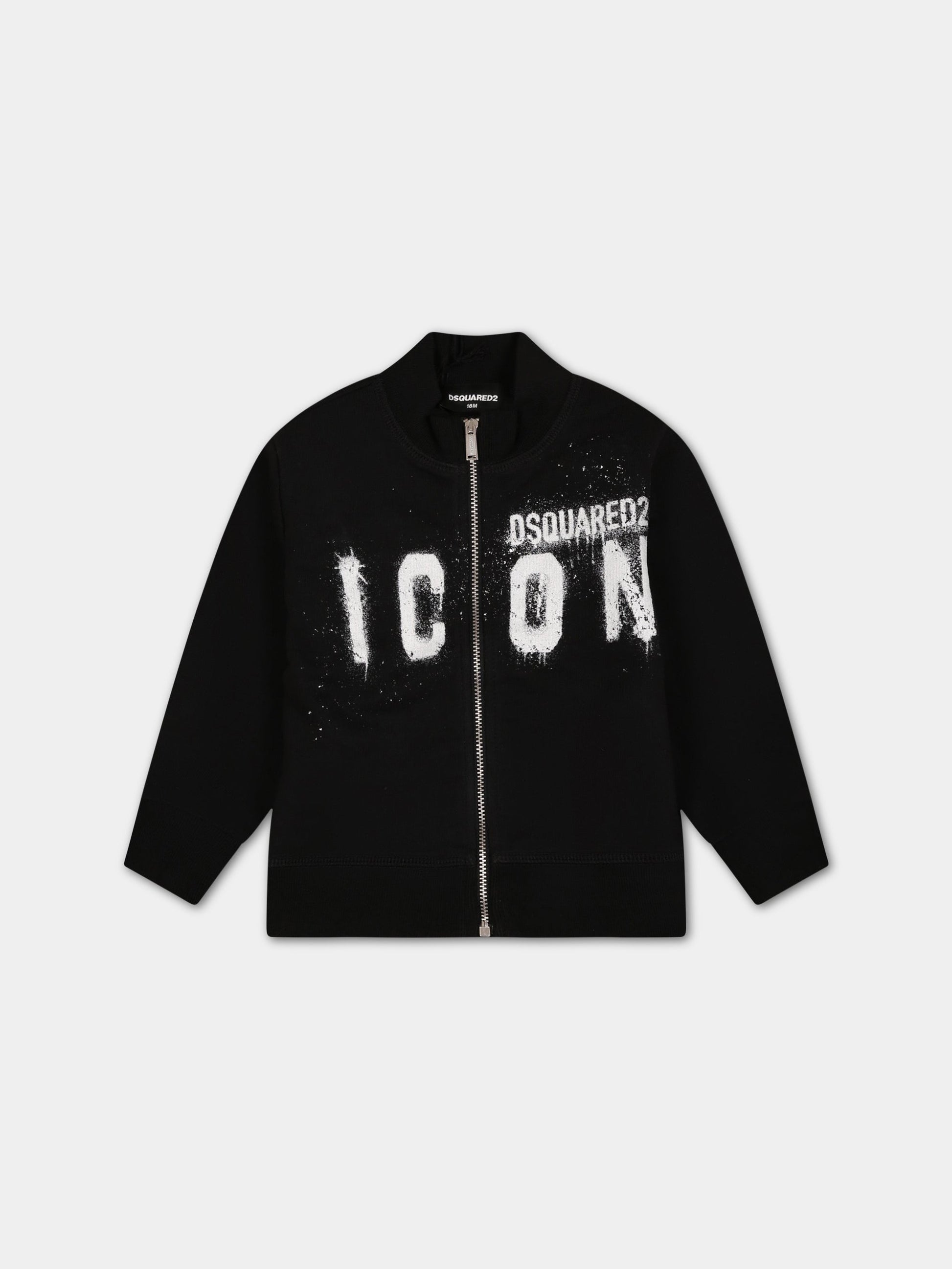 Felpa per neonato con logo,Dsquared2,DQ0938 D002Y DQ900